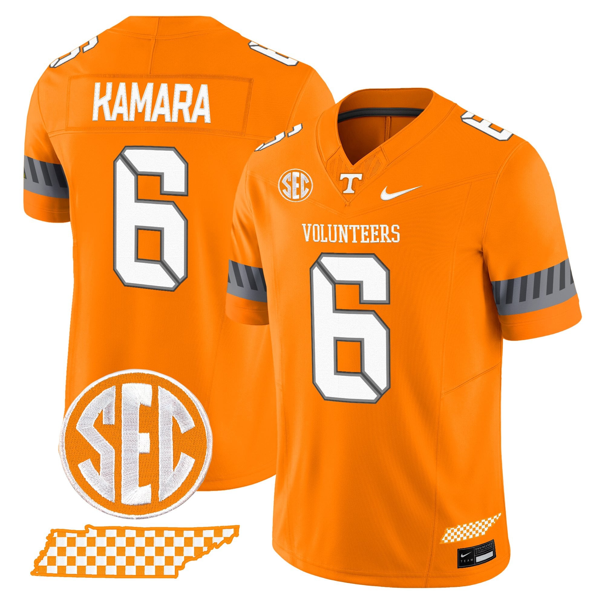 Women's Tennessee Volunteers 2025 'Smokey Grey Series' Vapor Limited Jersey V2 - All Stitched