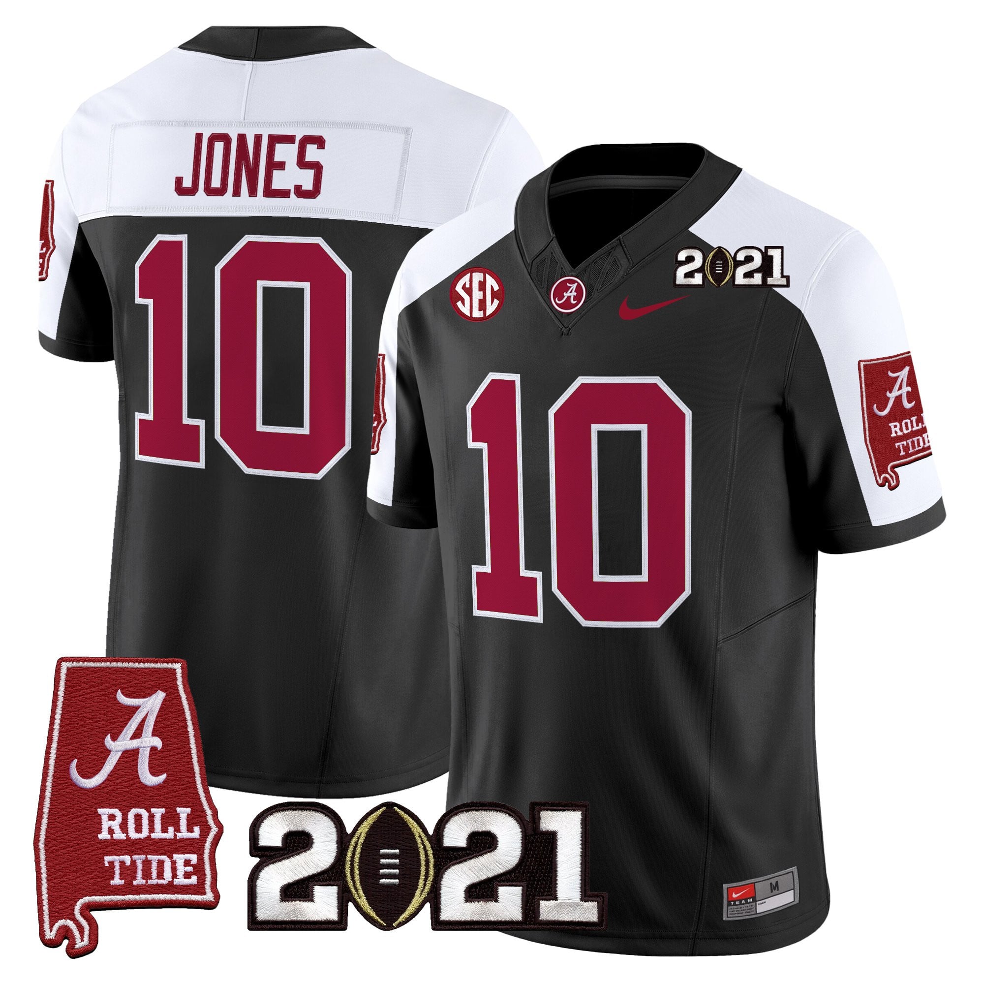 Women's Alabama Crimson Tide '2021 CFP National Championship' Vapor Limited Jersey - Alabama Map - All Stitched