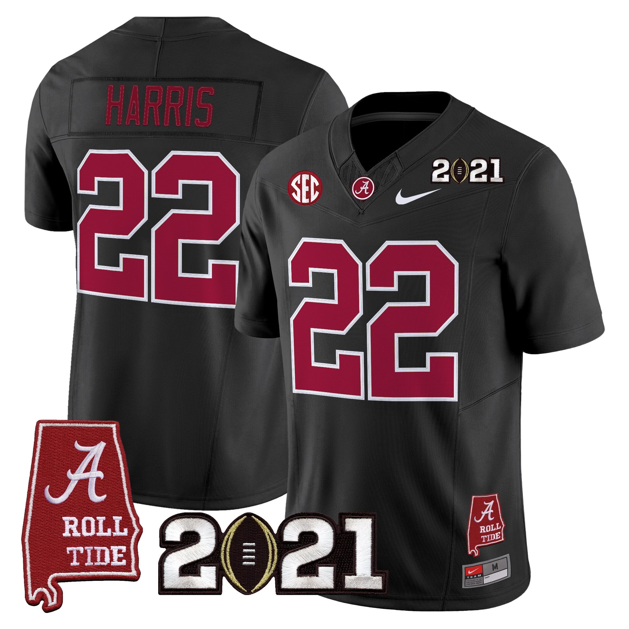 Women's Alabama Crimson Tide '2021 CFP National Championship' Vapor Limited Jersey - Alabama Map - All Stitched
