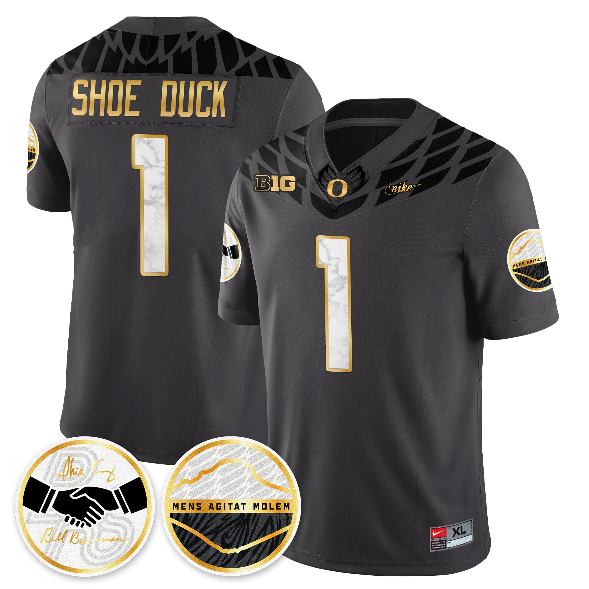Women's Oregon Ducks 2025 "Shoe Duck" Jersey - All Stitched