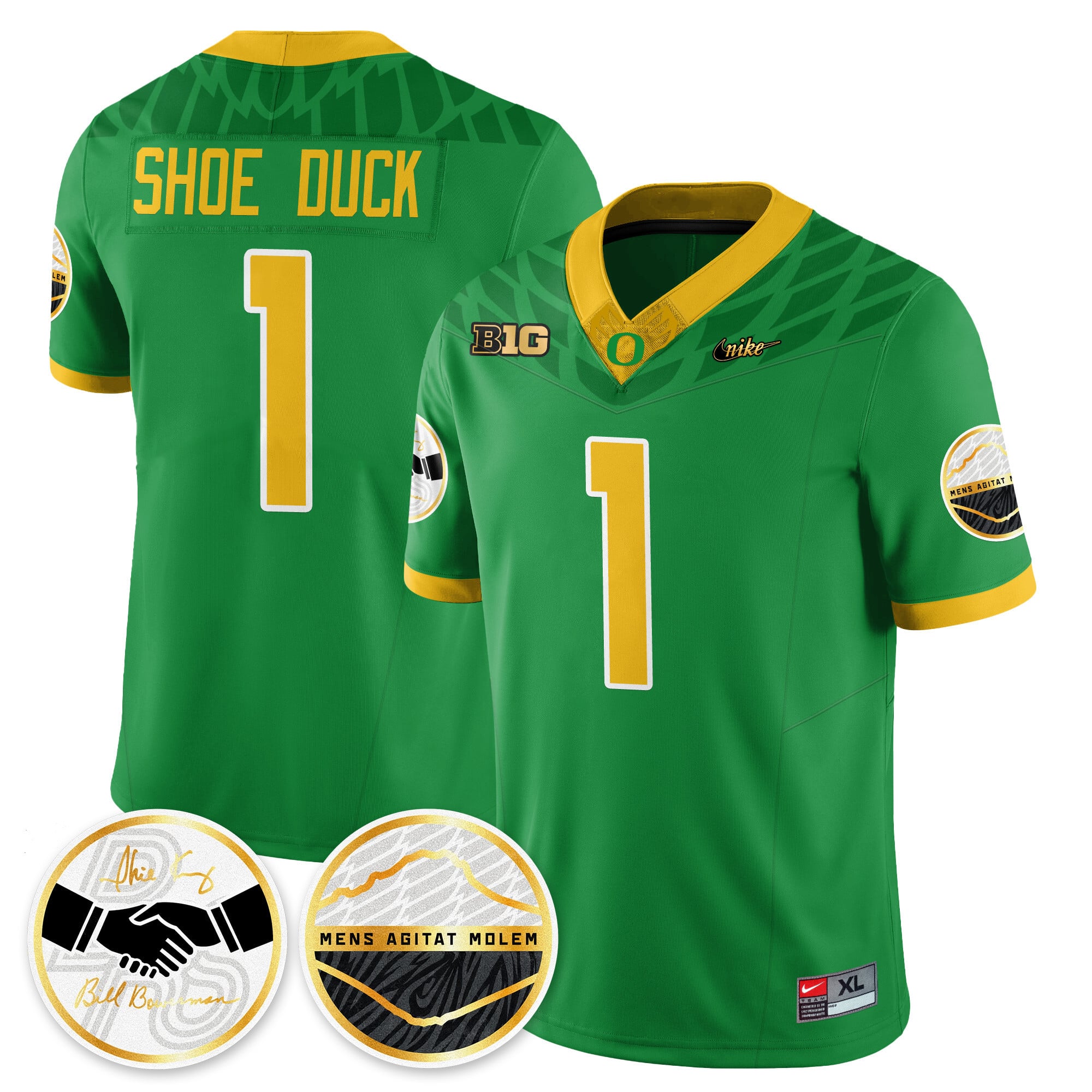 Women's Oregon Ducks 2025 "Shoe Duck" Jersey - All Stitched
