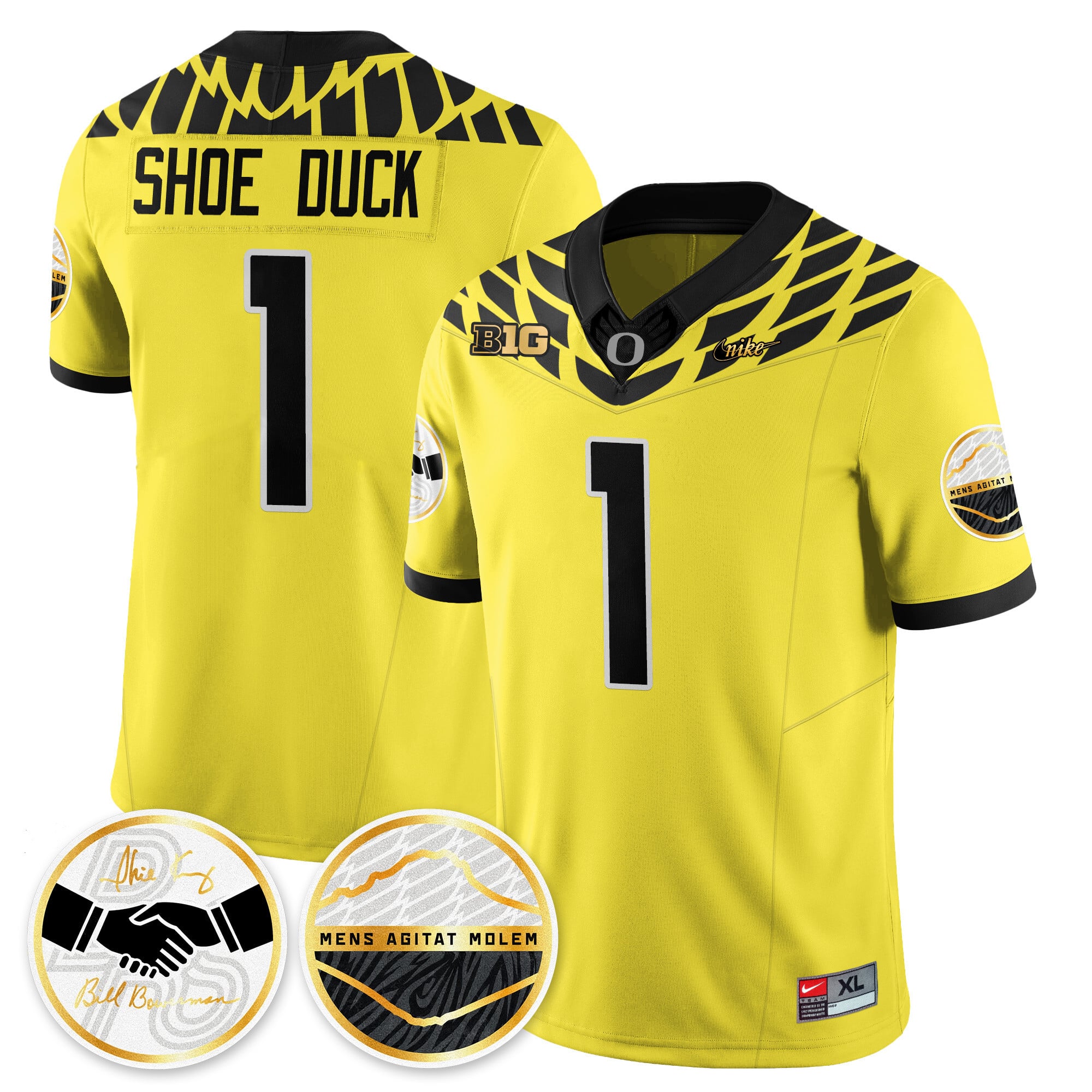 Women's Oregon Ducks 2025 "Shoe Duck" Jersey - All Stitched