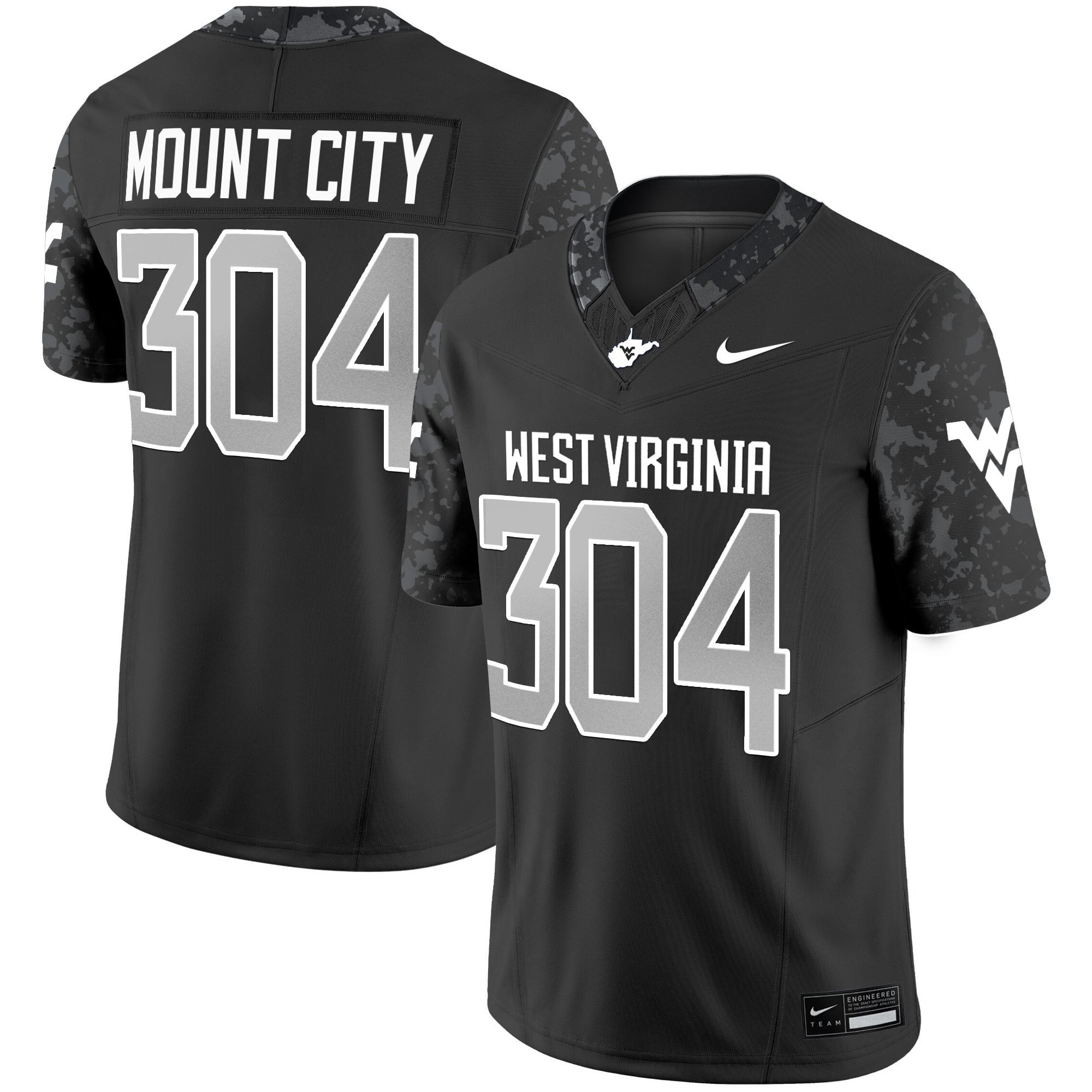 Women's West Virginia Mountaineers 2025 Vapor Limited Jersey - All Stitched