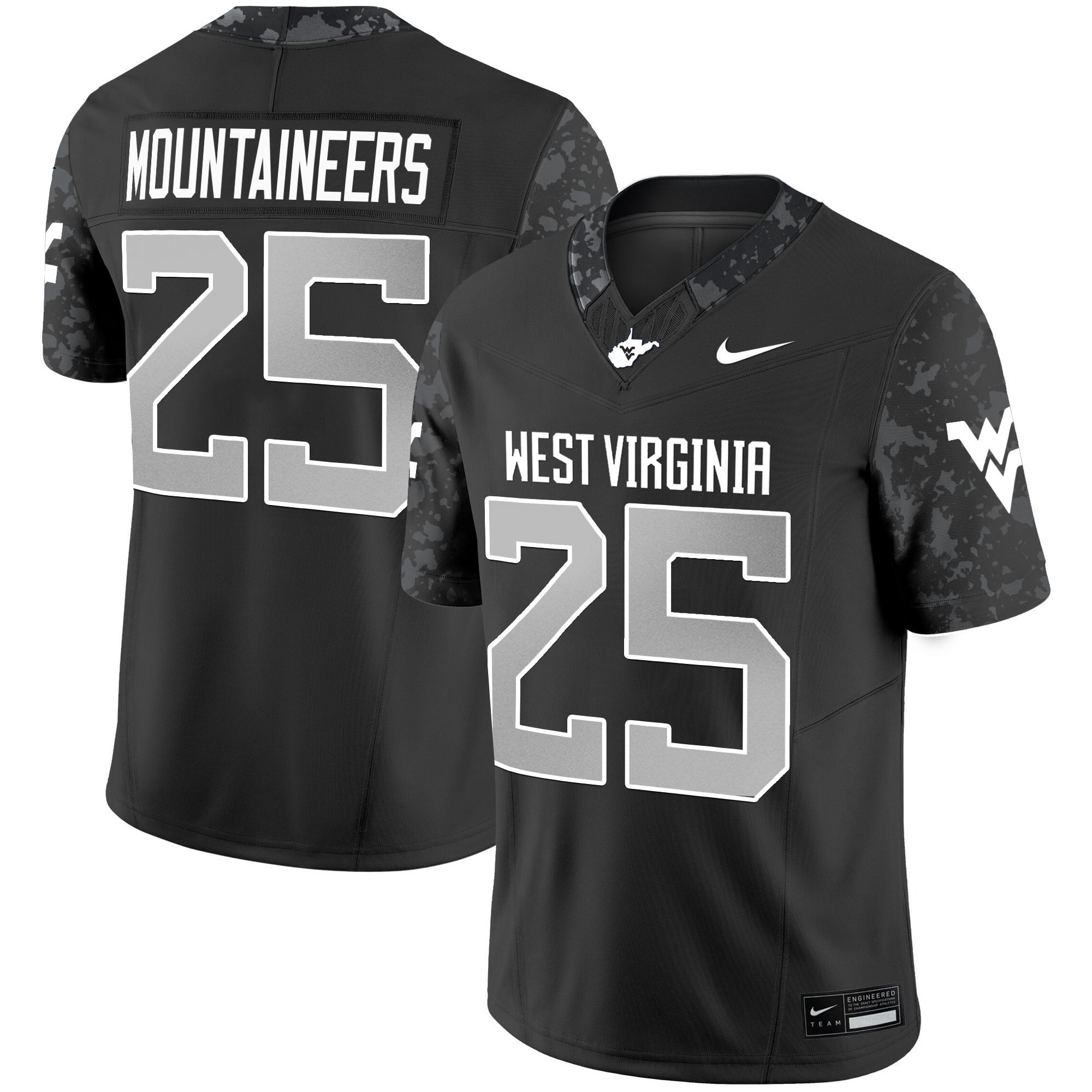 Women's West Virginia Mountaineers 2025 Vapor Limited Jersey - All Stitched