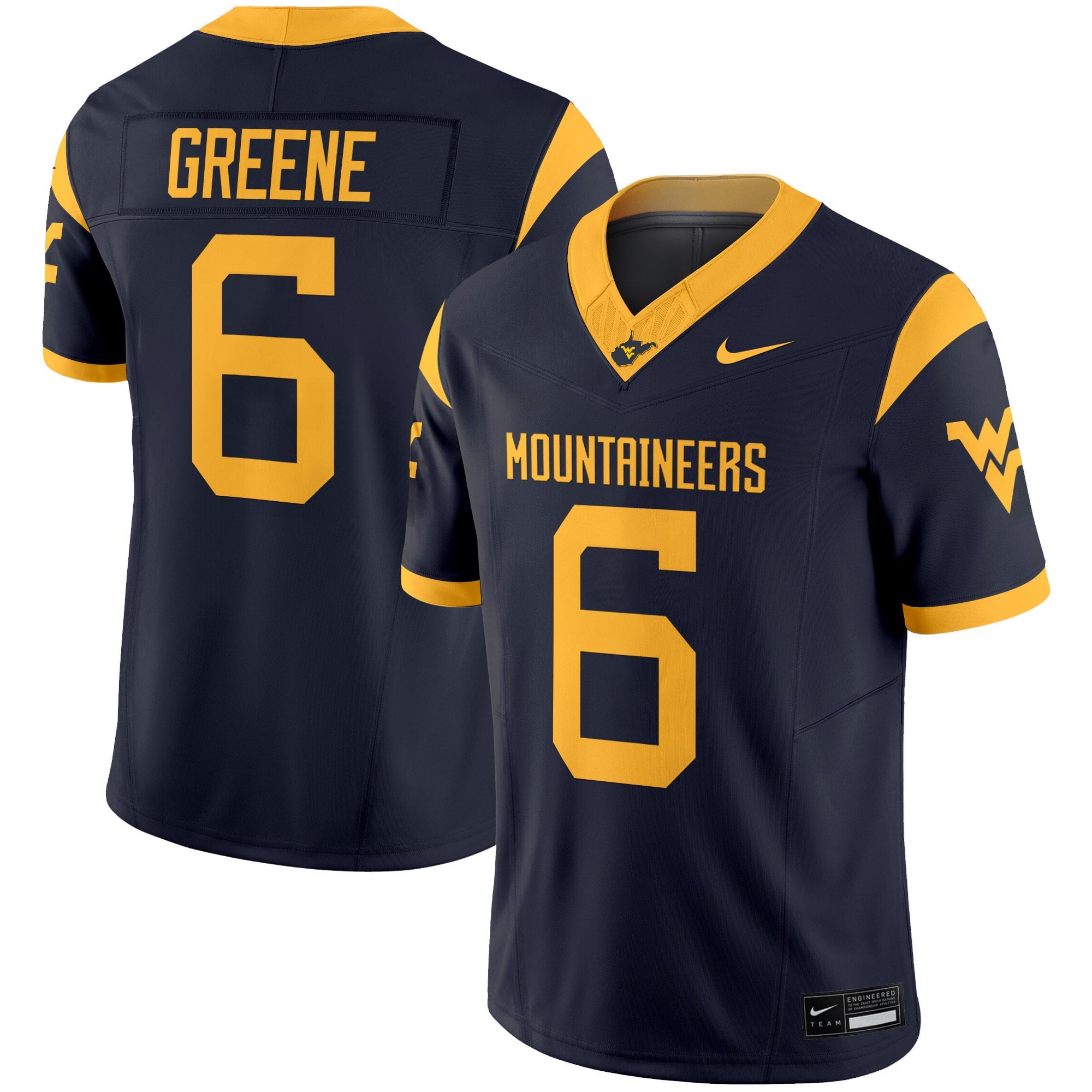 Women's West Virginia Mountaineers 2025 Vapor Limited Jersey - All Stitched
