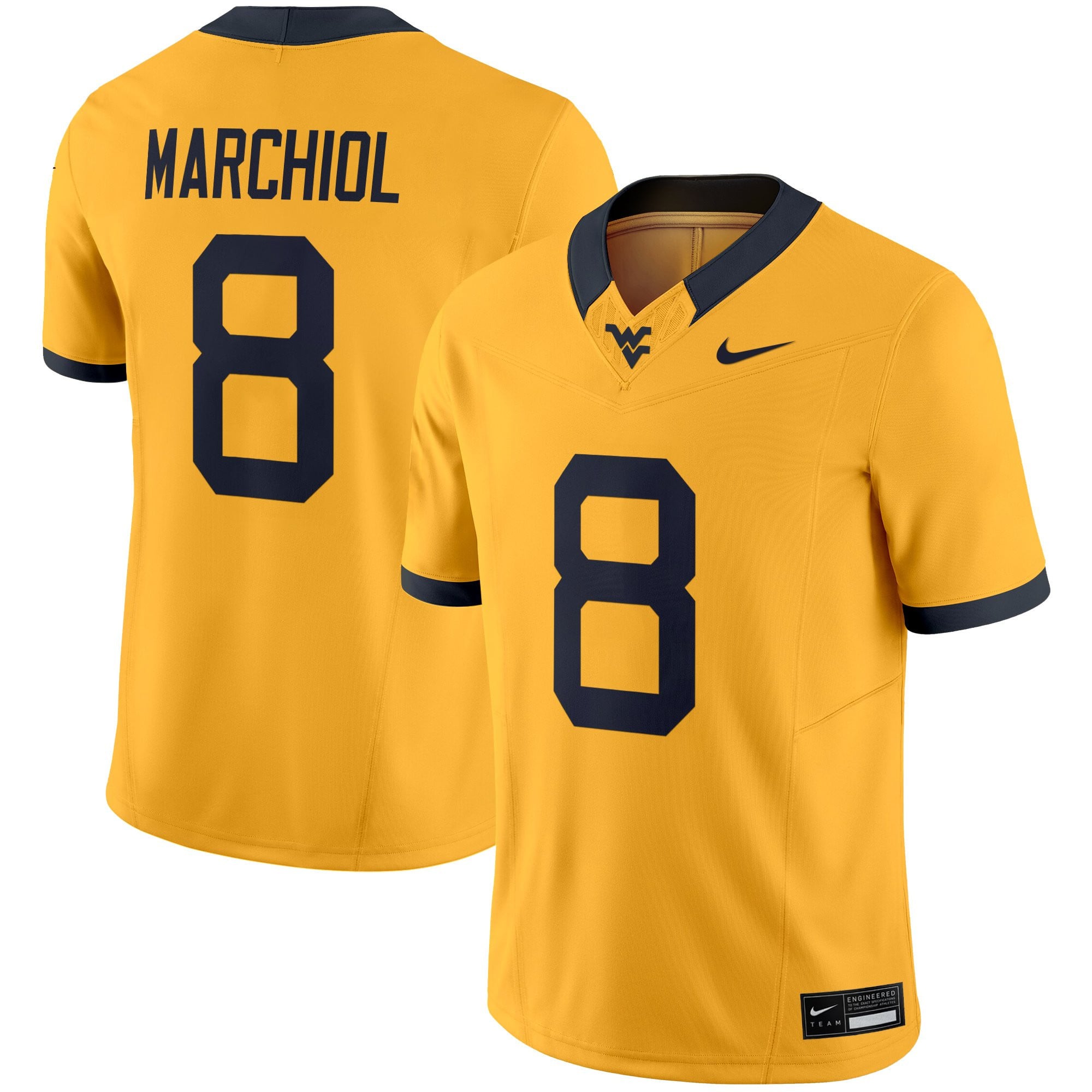 Women's West Virginia Mountaineers 2025 Vapor Limited Jersey - All Stitched