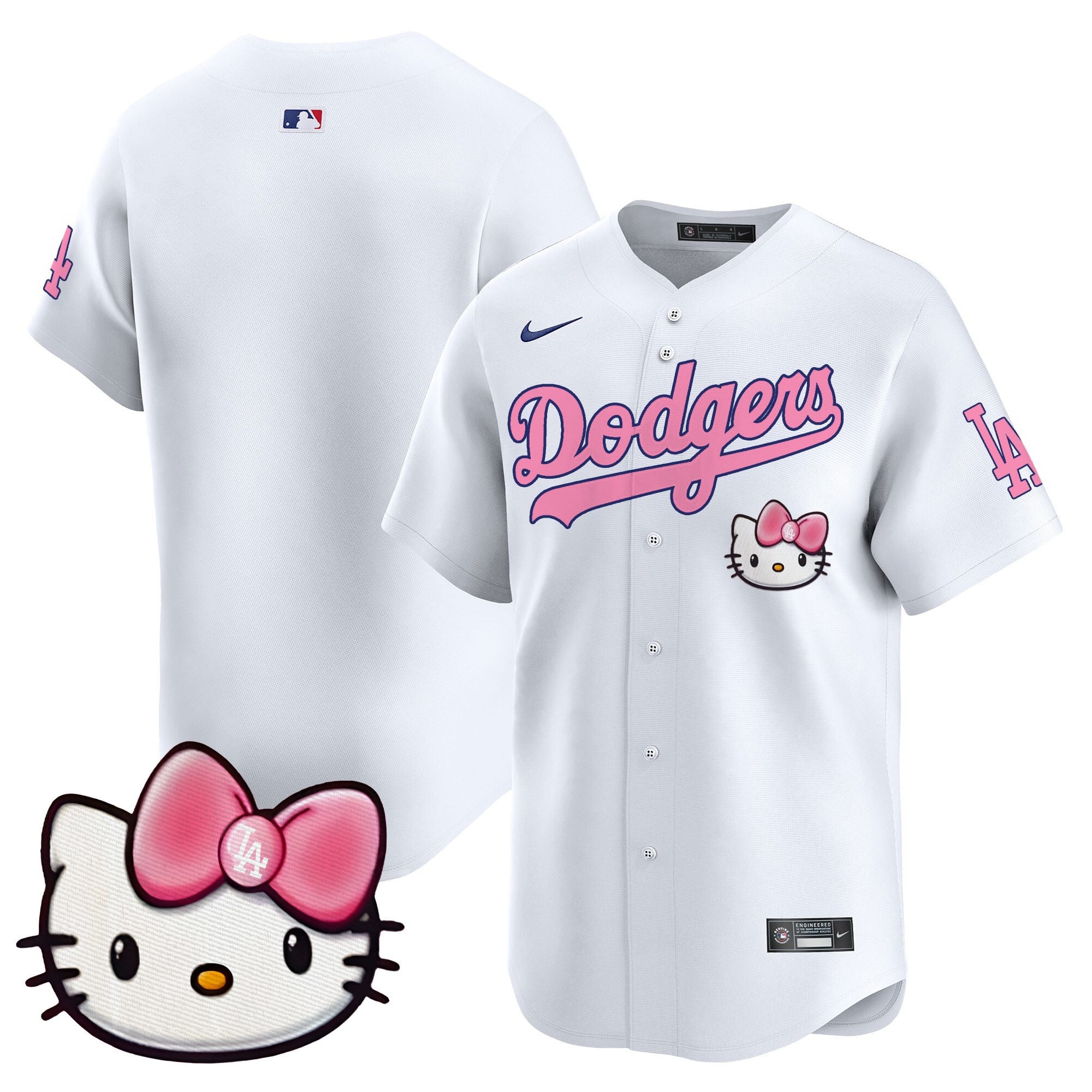 Unisex Dodgers 2025 Hello Kitty Vapor Premier Limited Jersey  All Stitched
