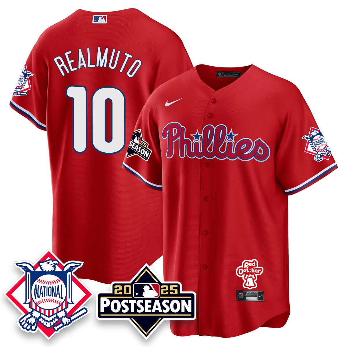 Women's Philadelphia Phillies 2025 Postseason Jersey - All Stitched