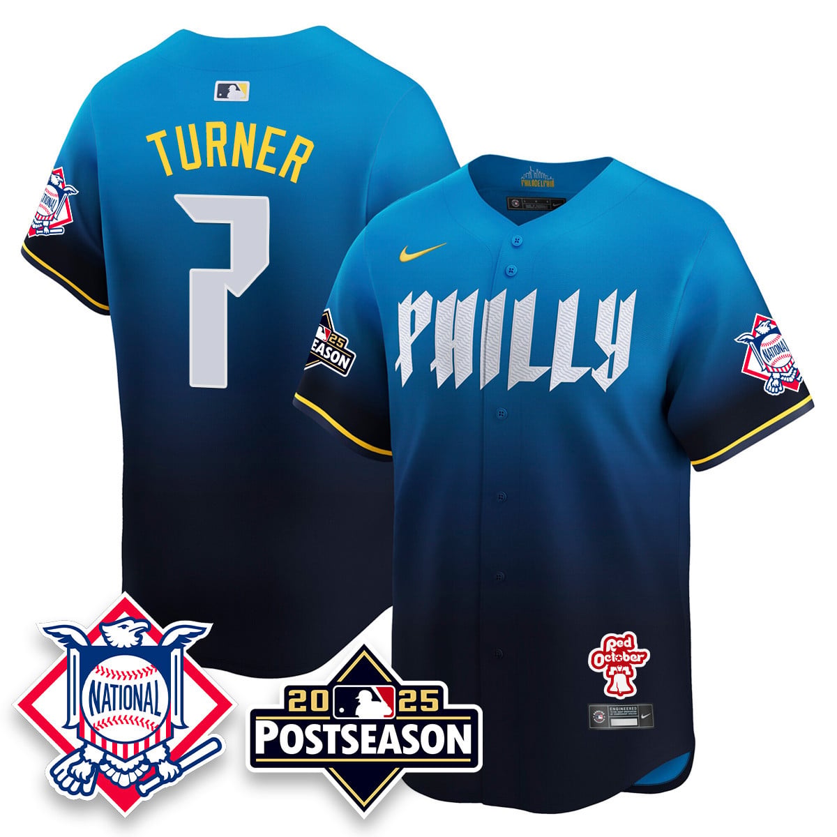 Women's Philadelphia Phillies 2025 Postseason Jersey - All Stitched