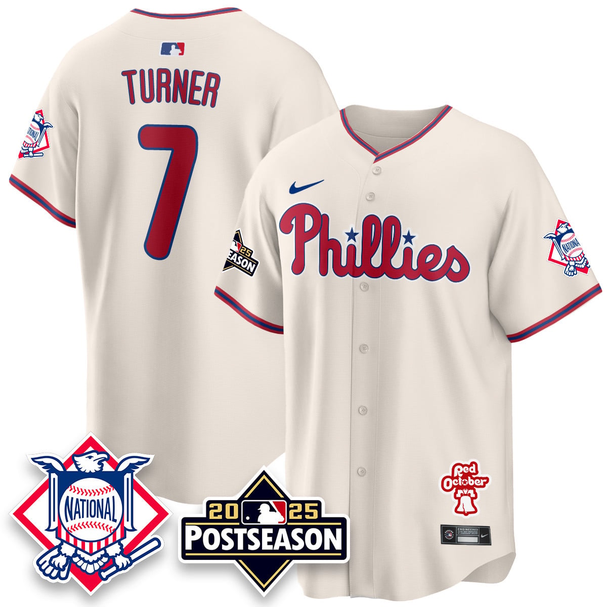 Women's Philadelphia Phillies 2025 Postseason Jersey - All Stitched