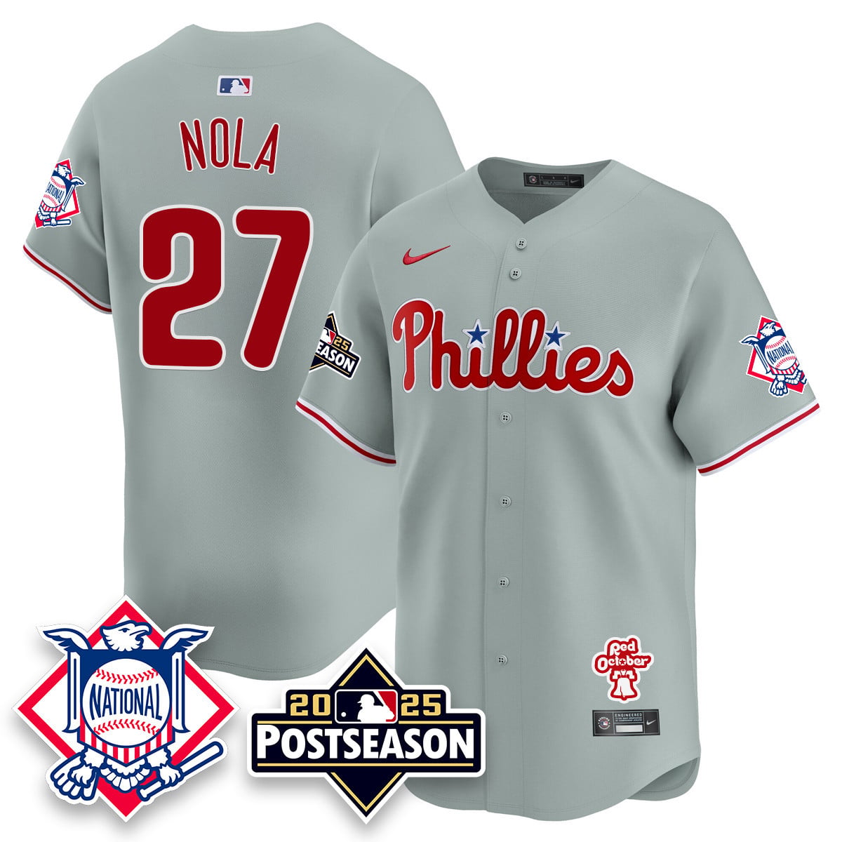 Women's Philadelphia Phillies 2025 Postseason Jersey - All Stitched