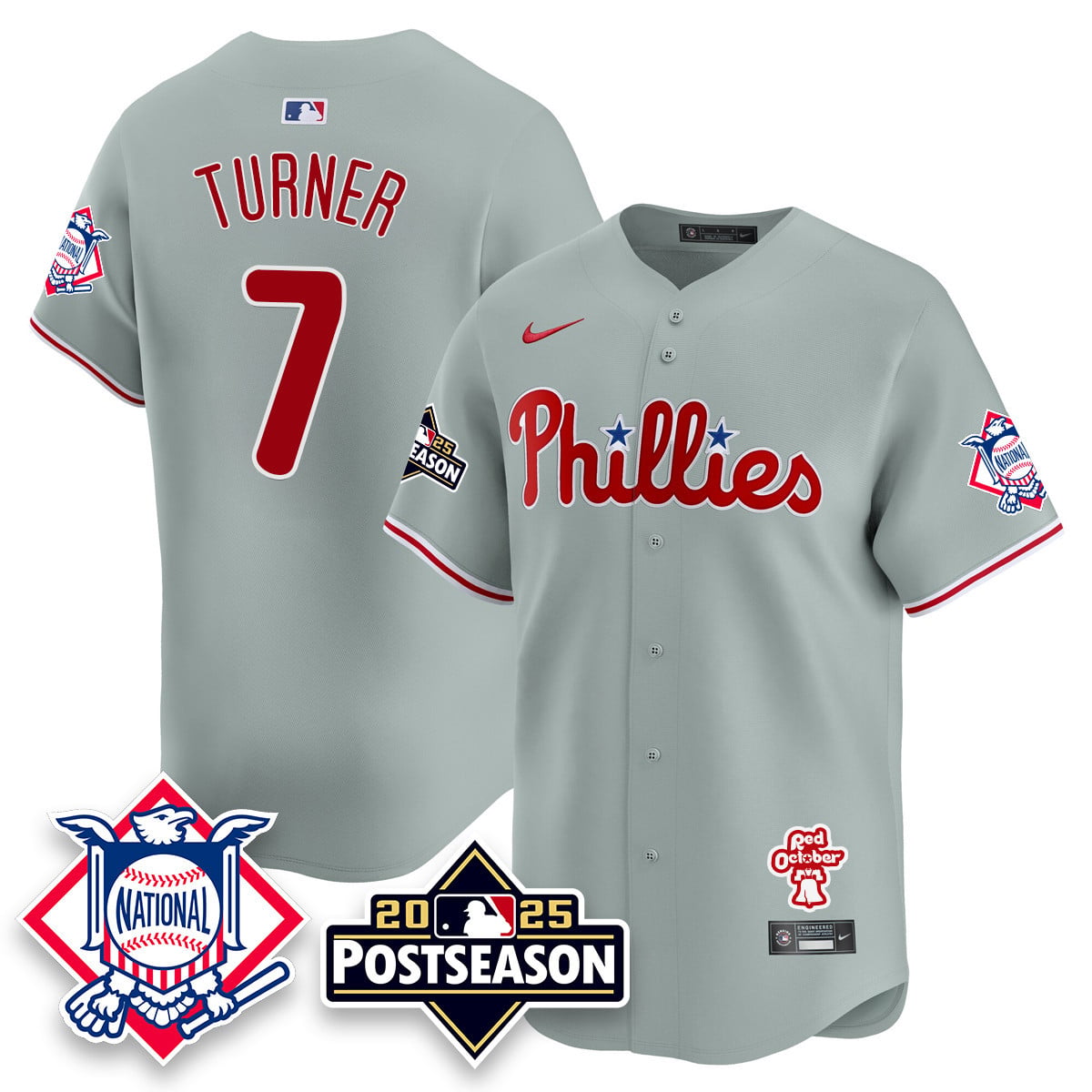 Women's Philadelphia Phillies 2025 Postseason Jersey - All Stitched