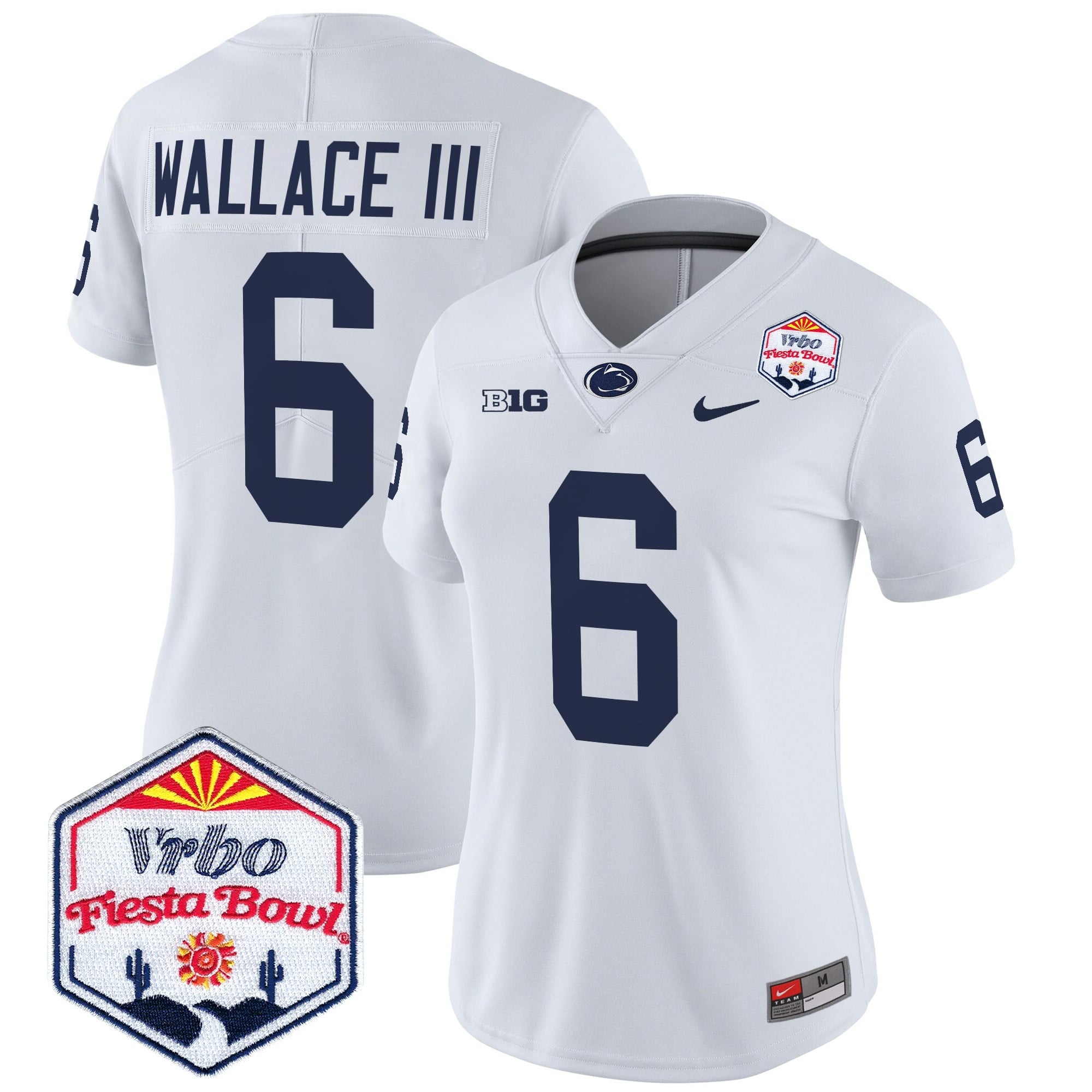 Women's Penn State Nittany Lions 2024 The Fiesta Bowl Patch Vapor Limited Jersey - All Stitched