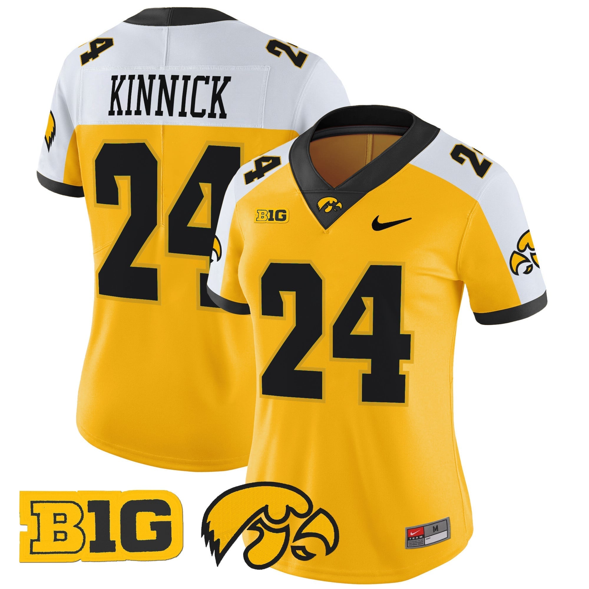 Women's Iowa Hawkeyes 2024 Vapor Limited Jersey - All Stitched
