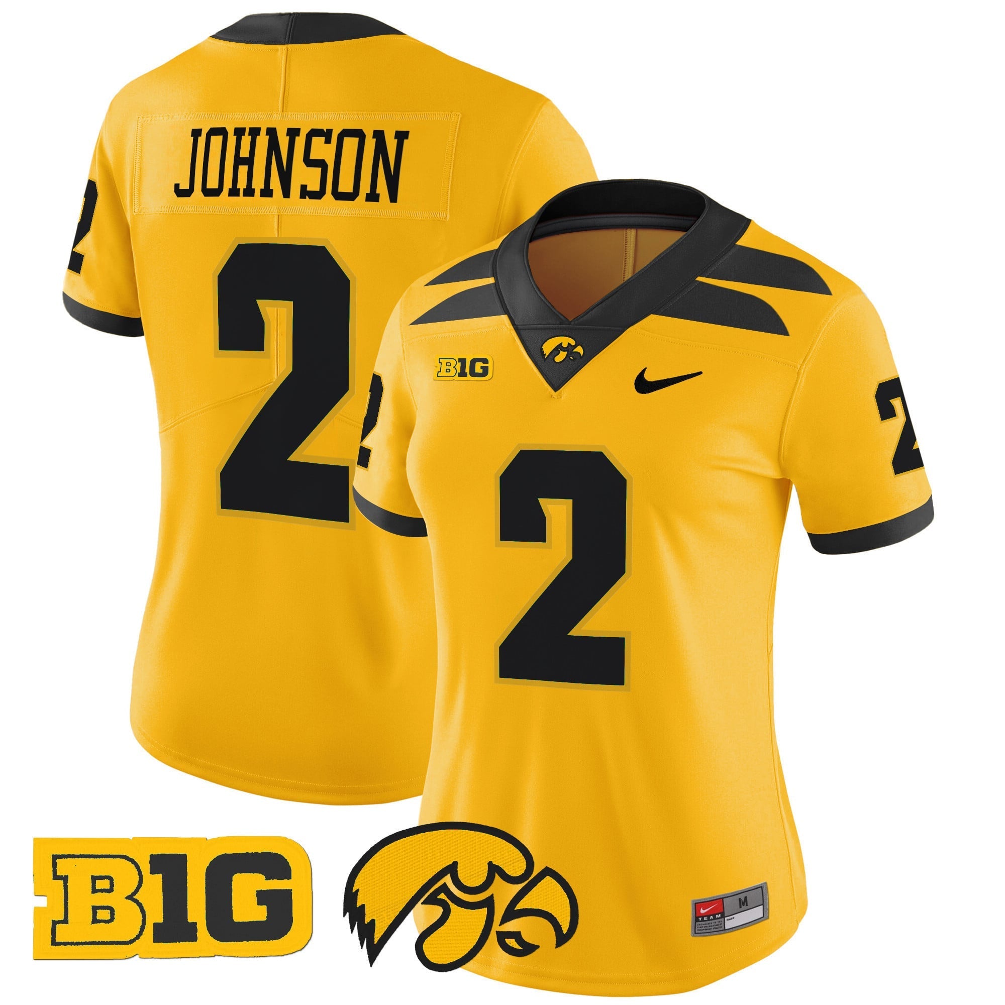 Women's Iowa Hawkeyes 2024 Vapor Limited Jersey - All Stitched