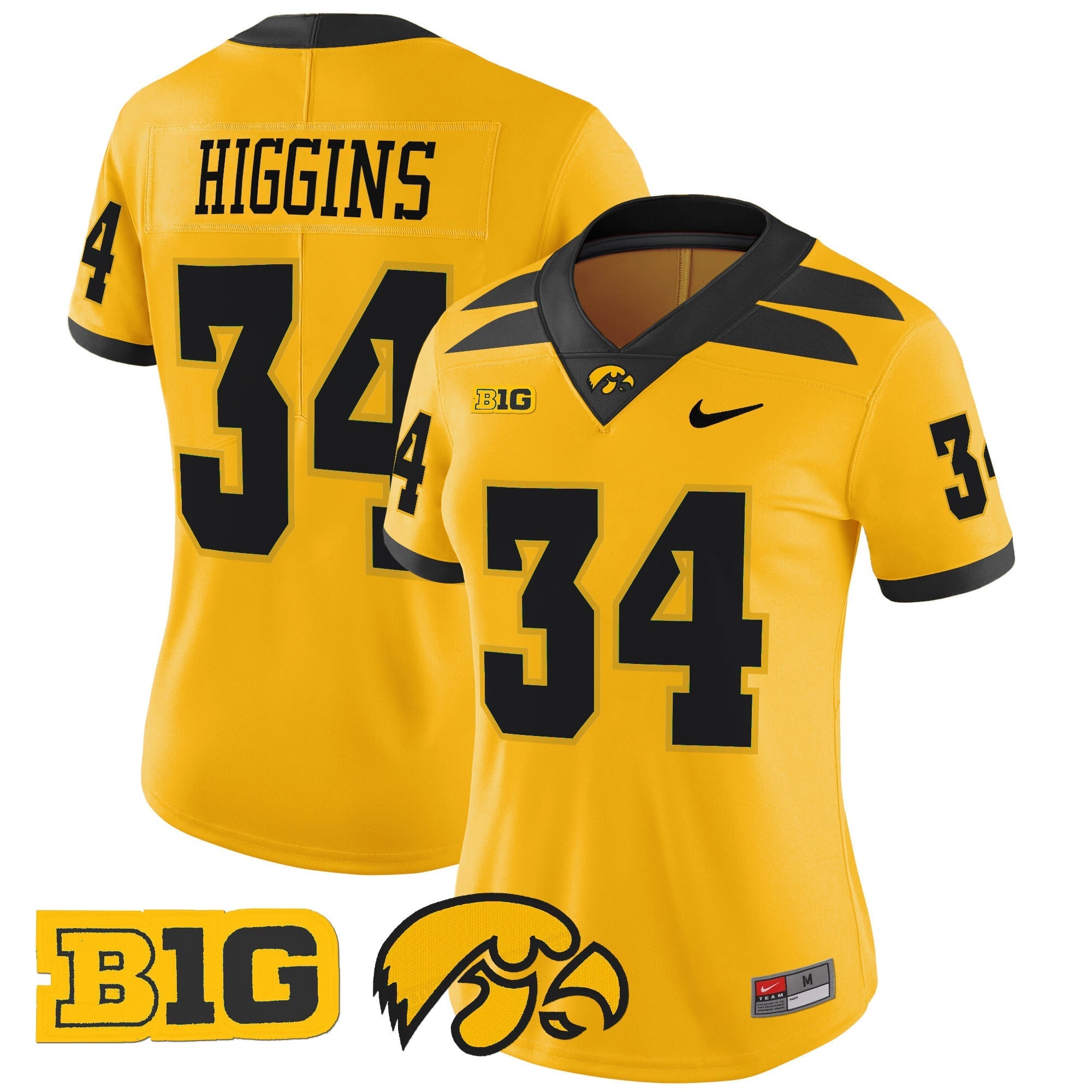 Women's Iowa Hawkeyes 2024 Vapor Limited Jersey - All Stitched