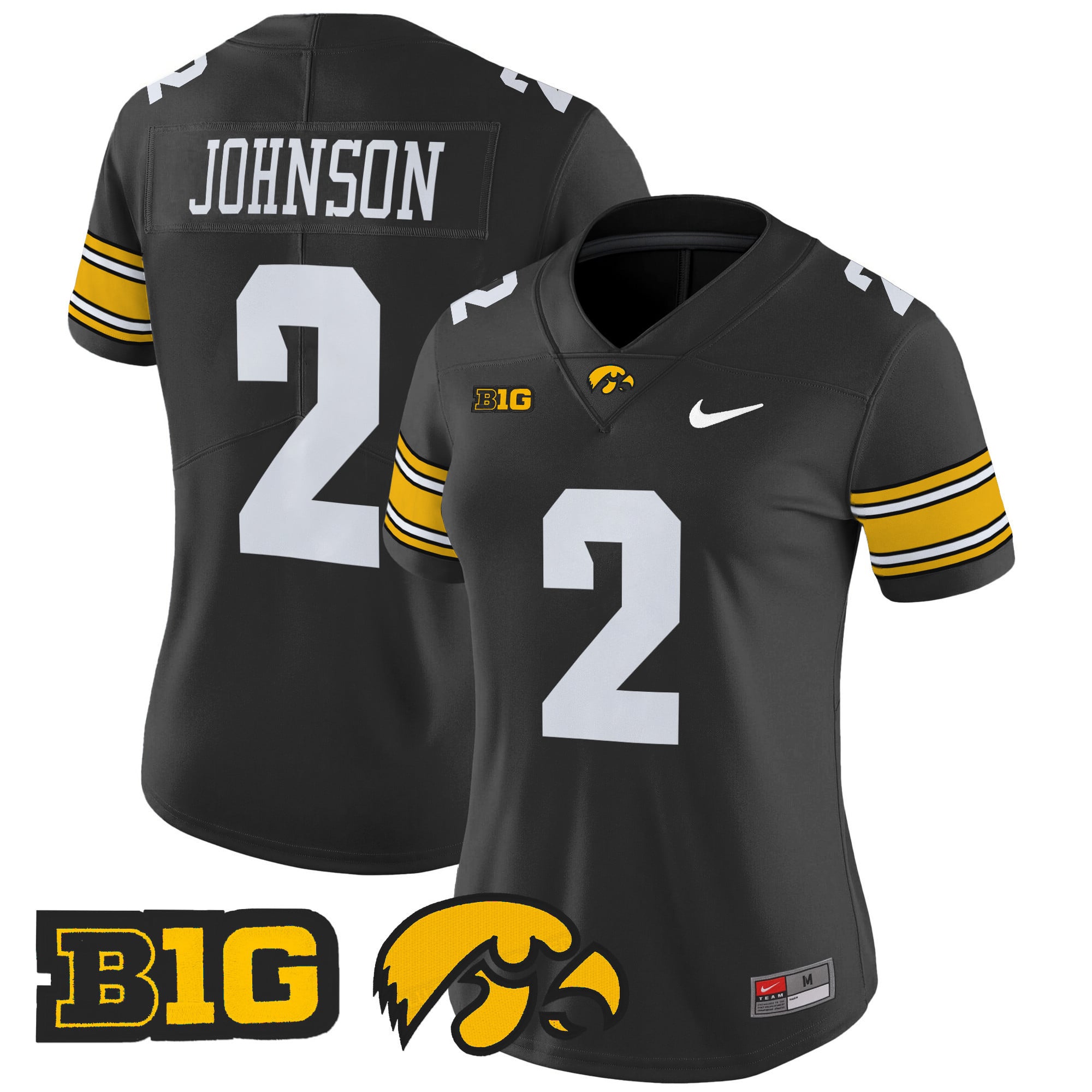 Women's Iowa Hawkeyes 2024 Vapor Limited Jersey - All Stitched