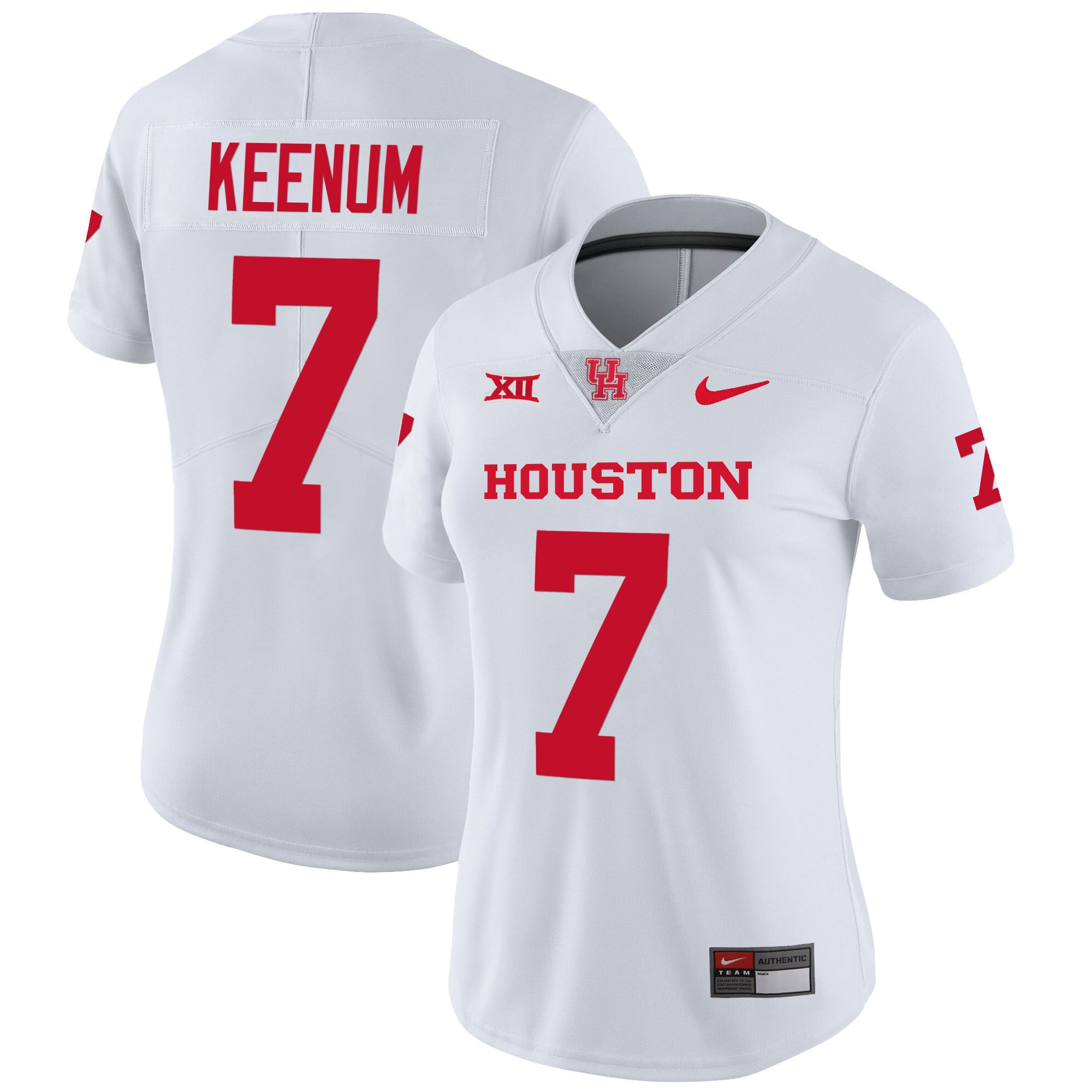 Women's Houston Cougars Oilers Inspired Vapor Jersey V4 - All Stitched