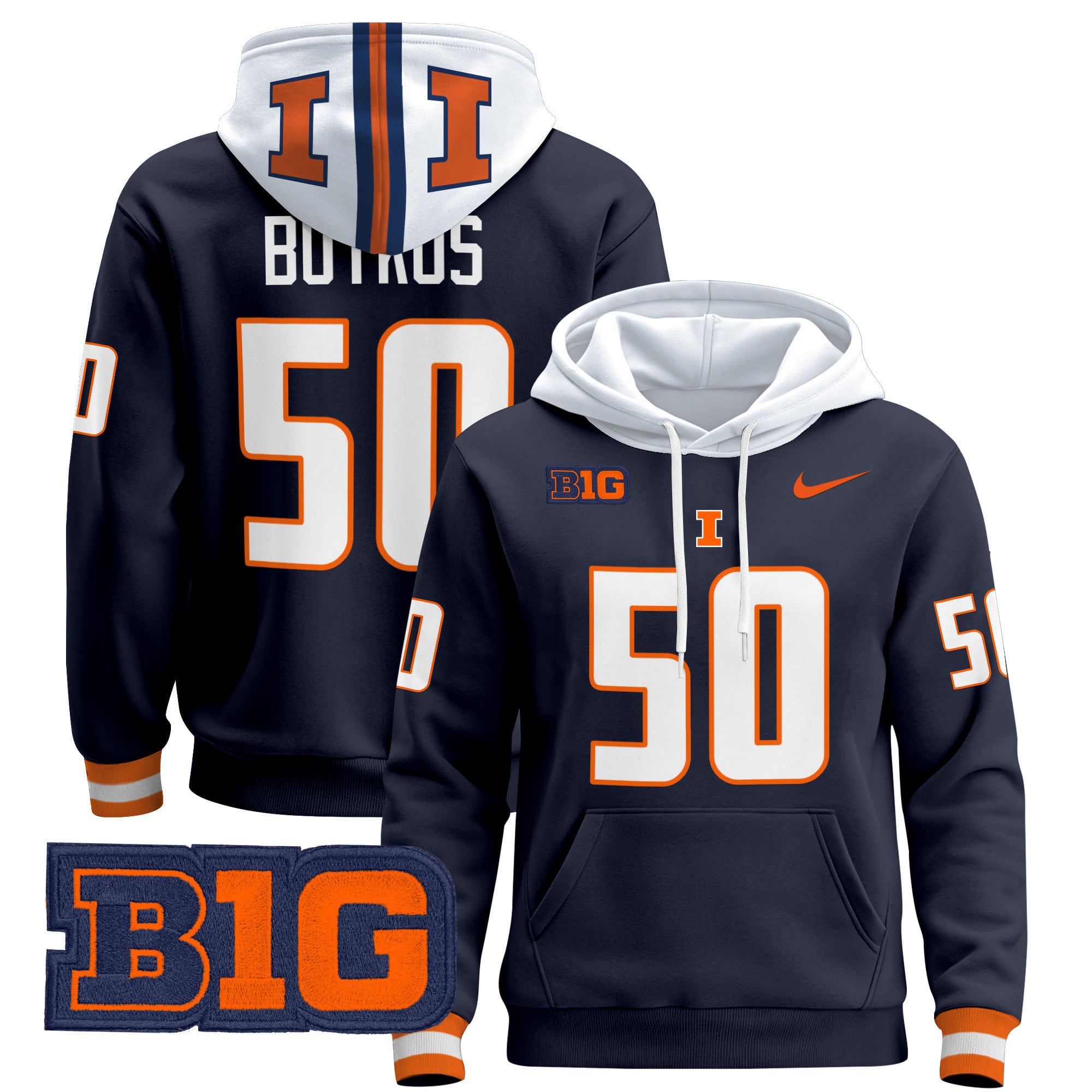 Unisex Illinois Fighting Illini 2024 Pullover Hoodie