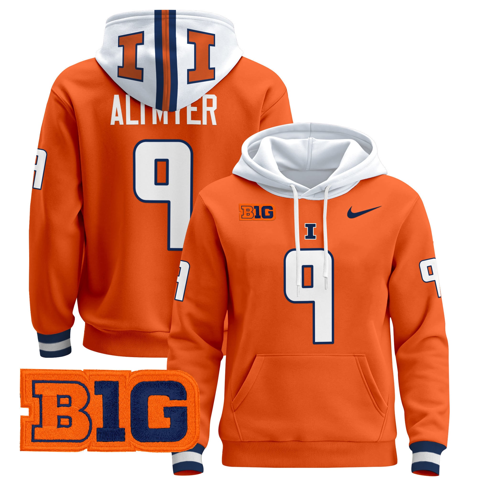 Unisex Illinois Fighting Illini 2024 Pullover Hoodie