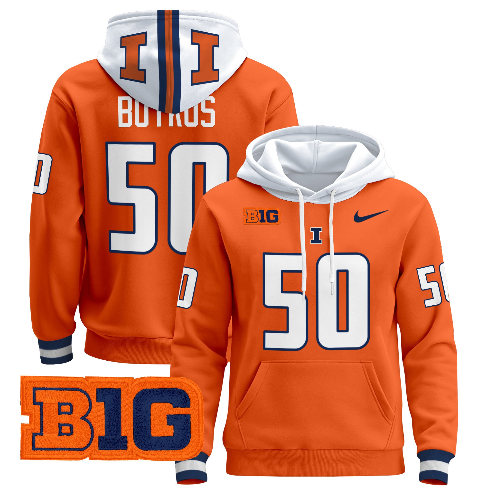 Unisex Illinois Fighting Illini 2024 Pullover Hoodie