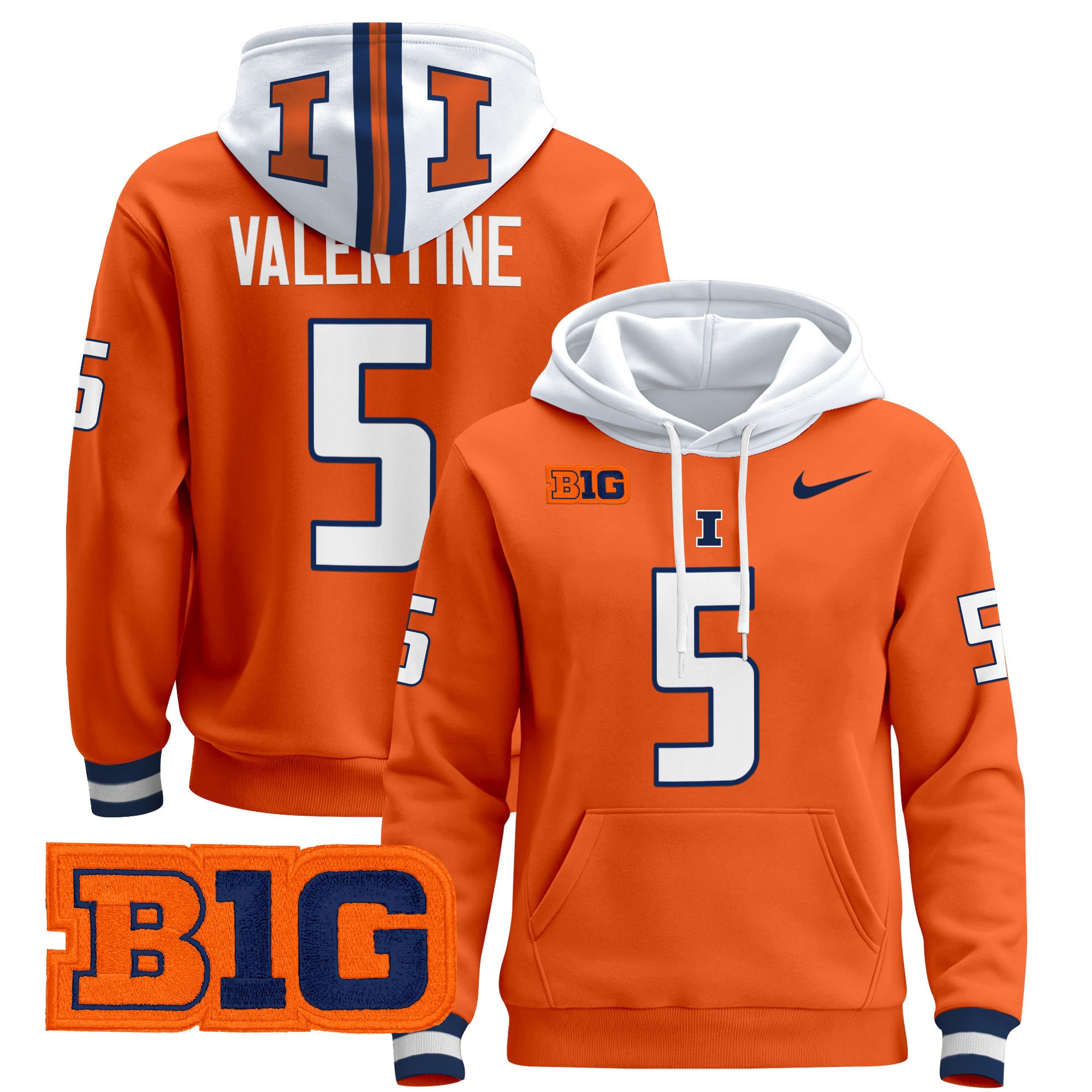 Unisex Illinois Fighting Illini 2024 Pullover Hoodie