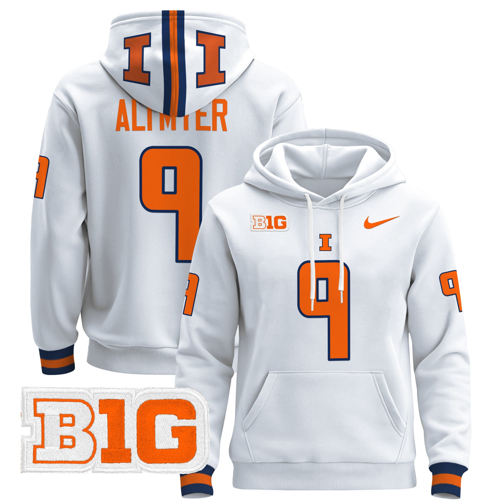 Unisex Illinois Fighting Illini 2024 Pullover Hoodie