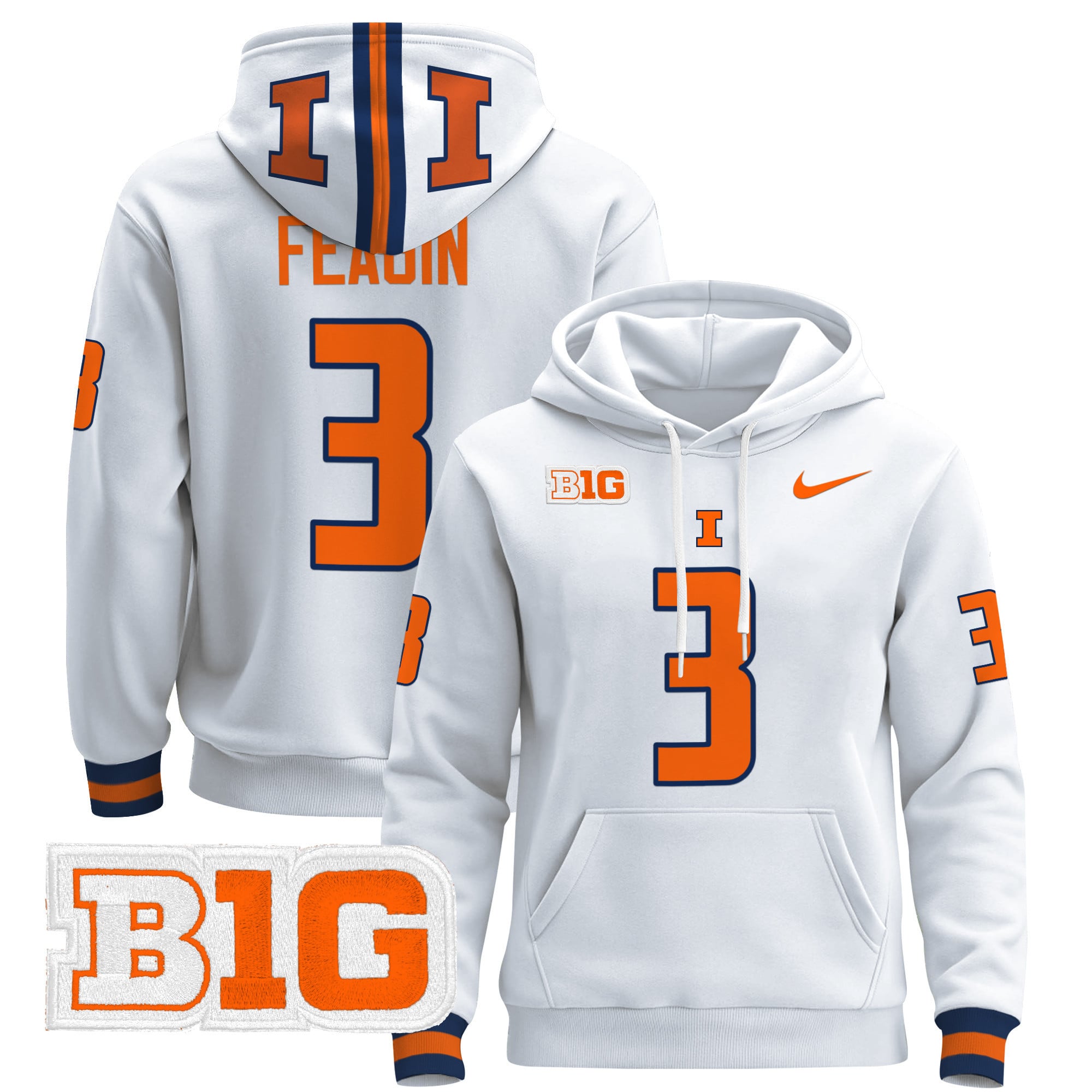 Unisex Illinois Fighting Illini 2024 Pullover Hoodie
