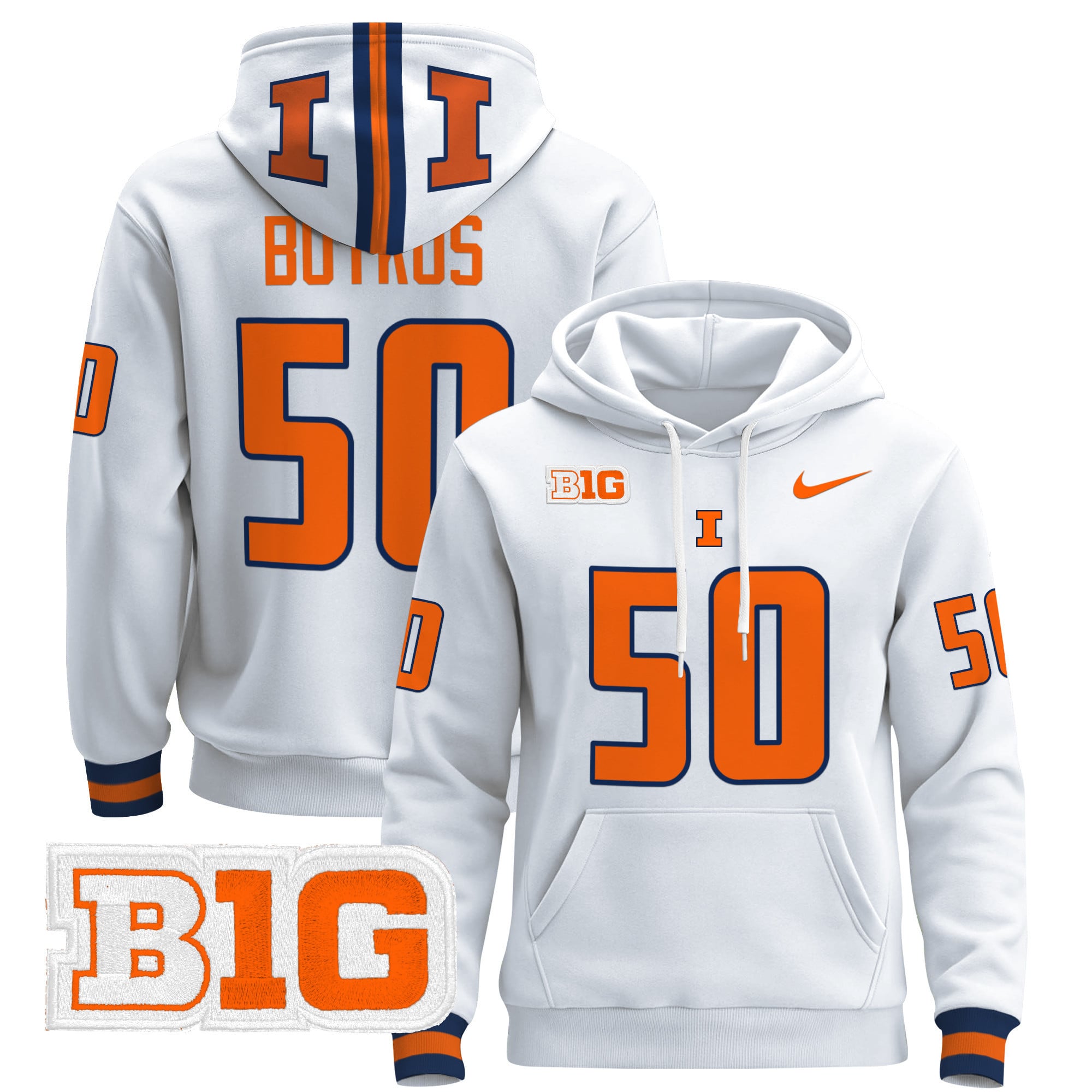 Unisex Illinois Fighting Illini 2024 Pullover Hoodie