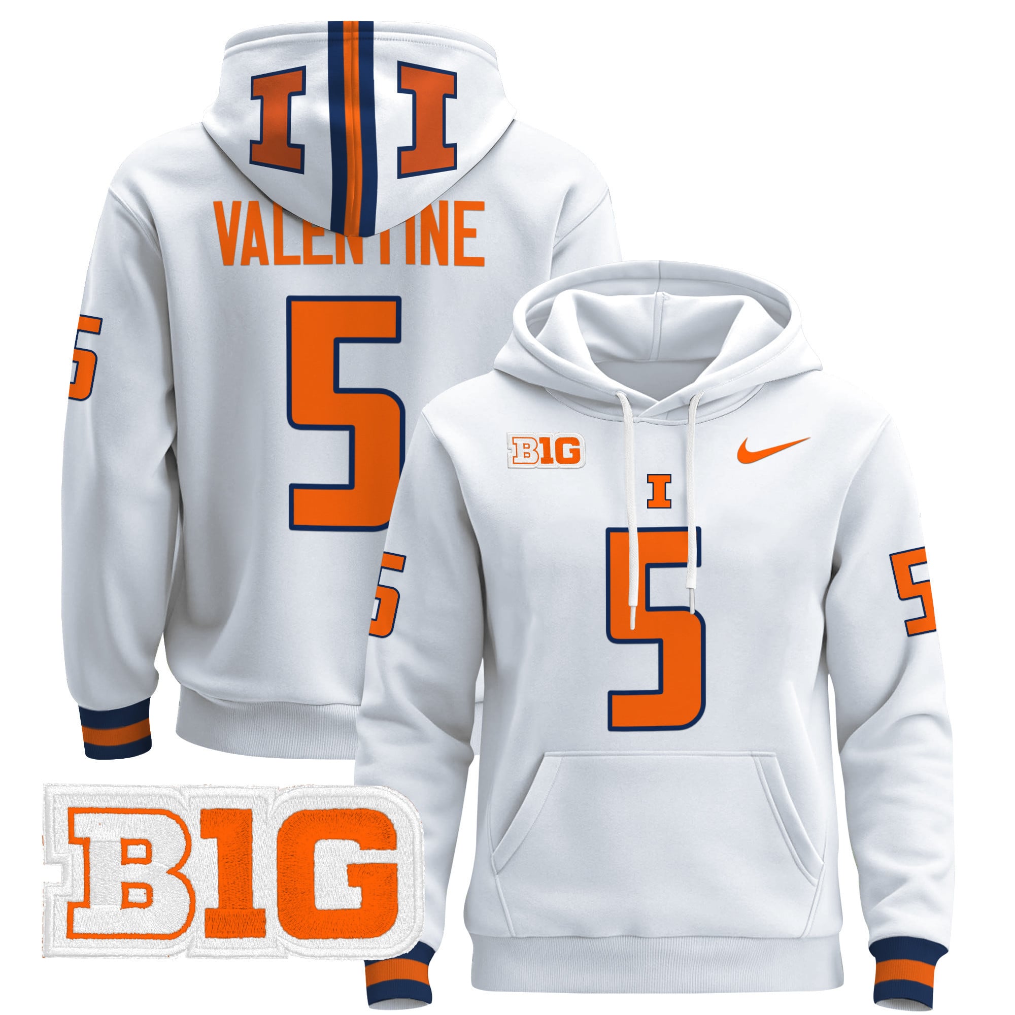 Unisex Illinois Fighting Illini 2024 Pullover Hoodie