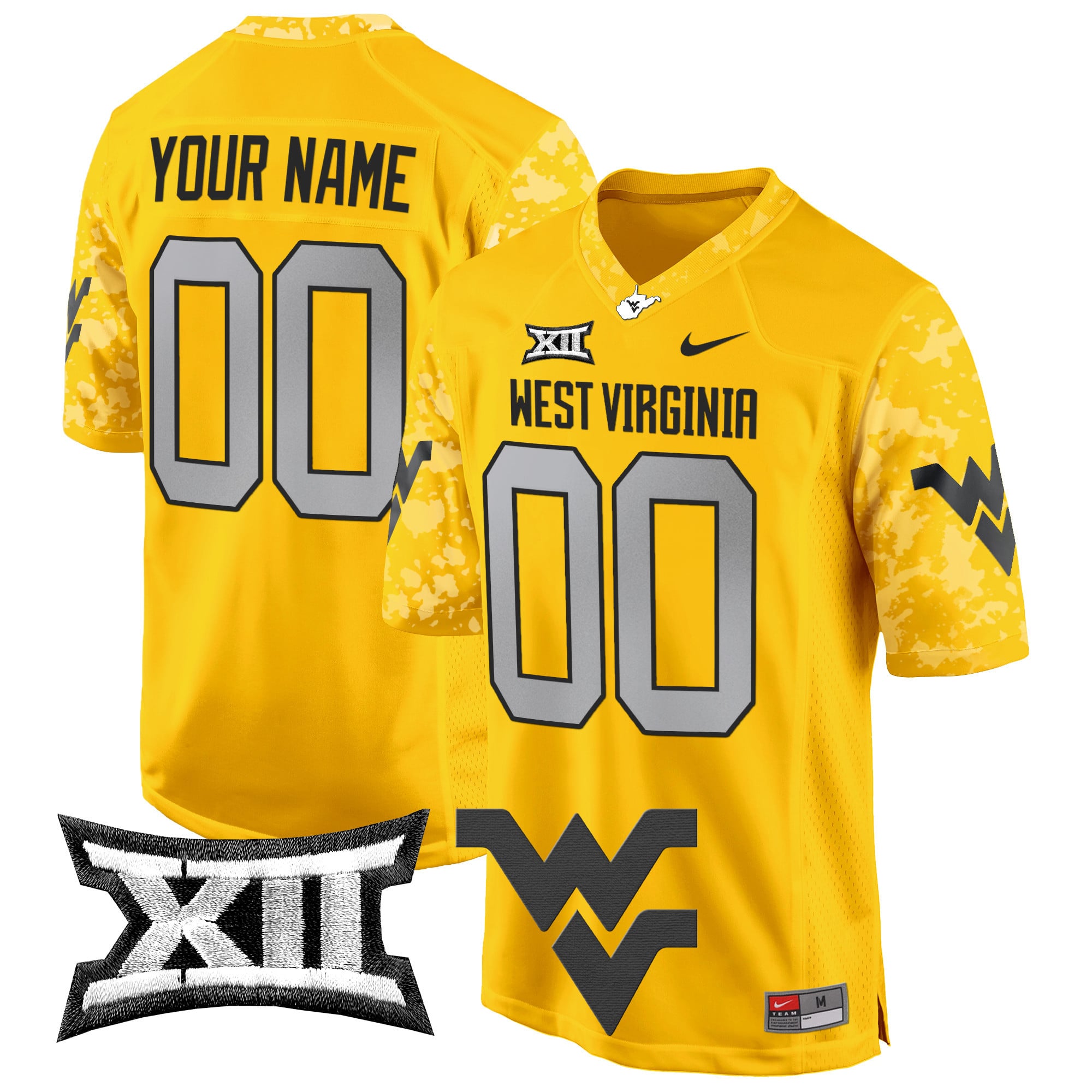 West Virginia Mountaineers 2024 Game Custom Jersey - All Stitched
