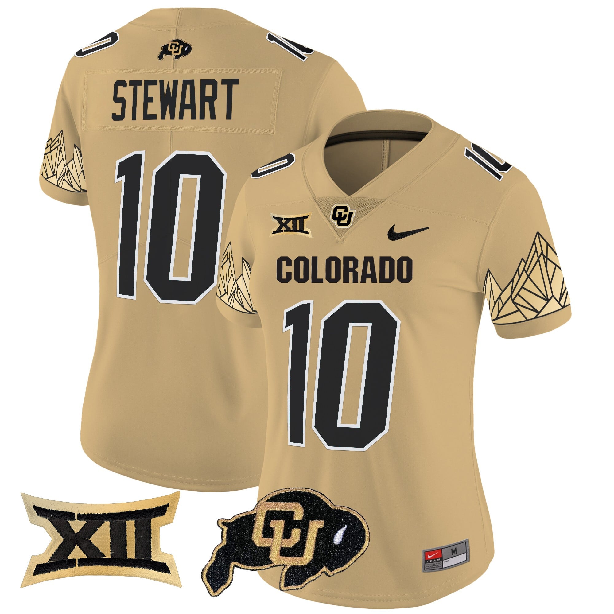 Women's Colorado Buffaloes Vapor Limited Jersey V4 - Big 12 XII Patch - All Stitched
