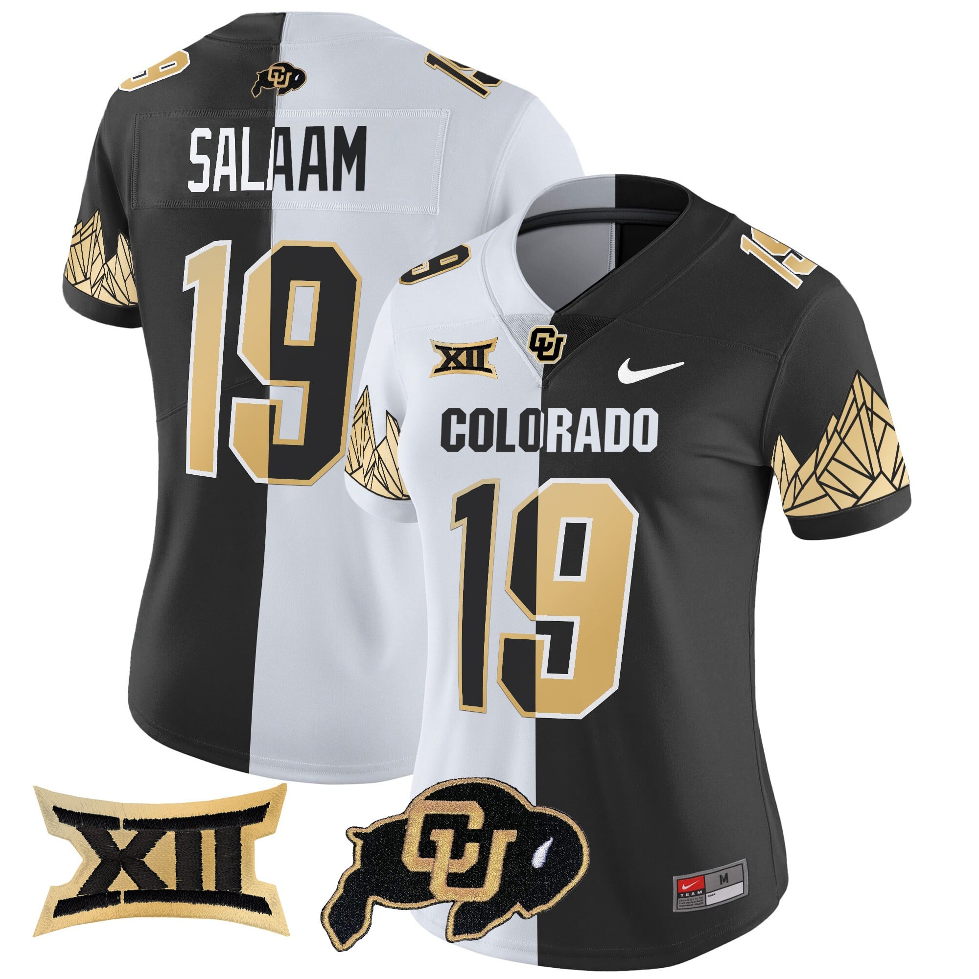Women's Colorado Buffaloes Vapor Limited Jersey V4 - Big 12 XII Patch - All Stitched
