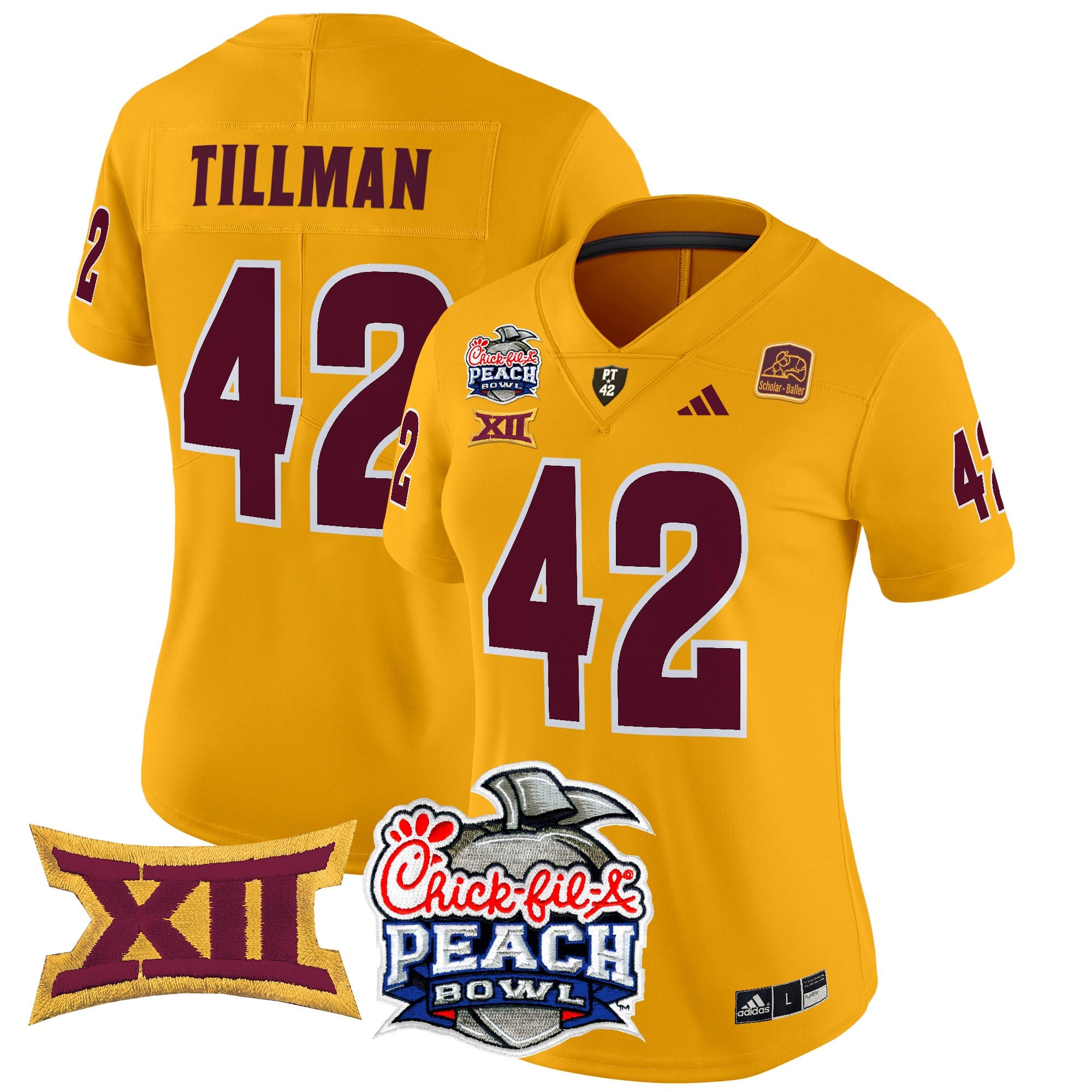 Women's Arizona State Sun Devils 2025 Peach Bowl Vapor Limited Jersey - All Stitched