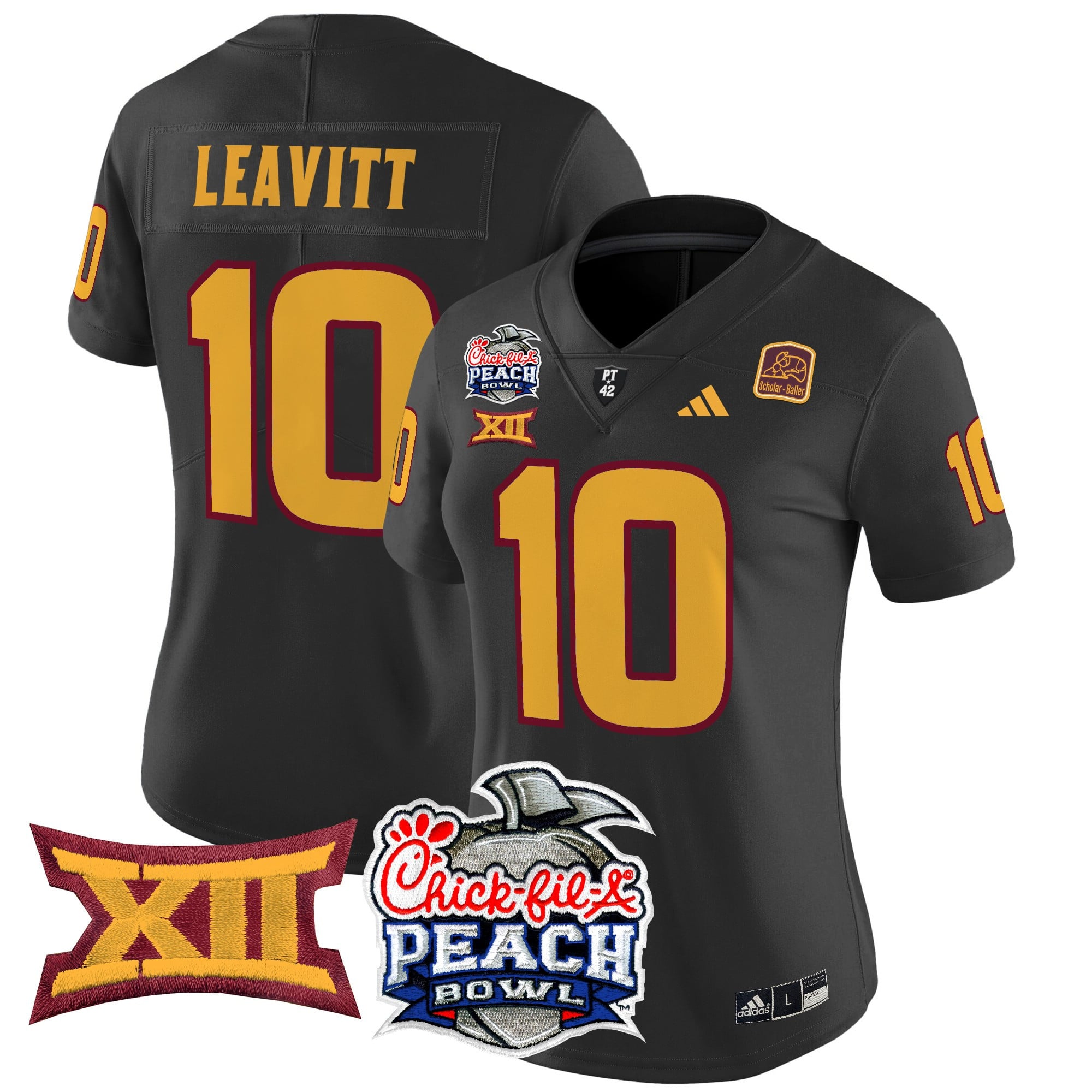 Women's Arizona State Sun Devils 2025 Peach Bowl Vapor Limited Jersey - All Stitched