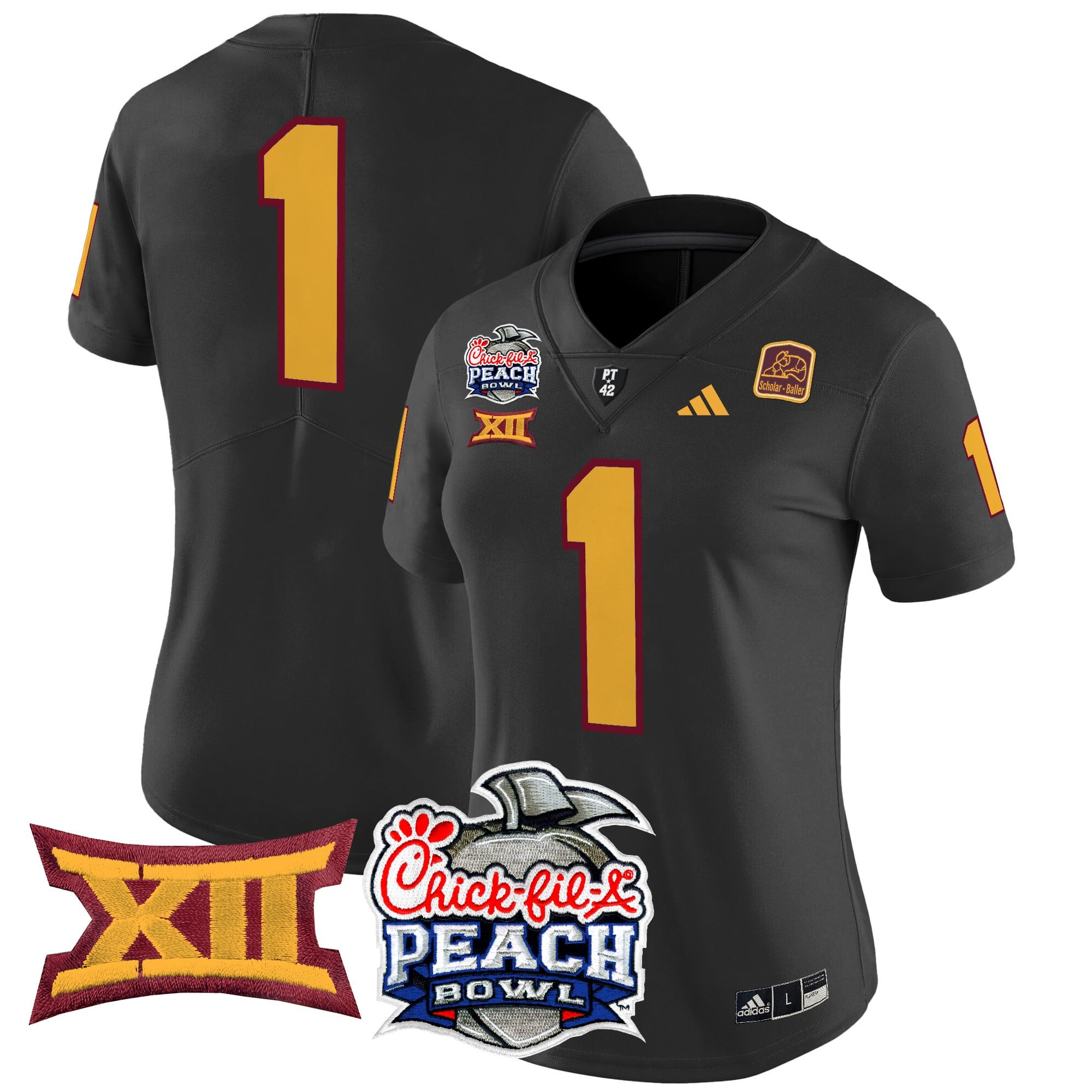 Women's Arizona State Sun Devils 2025 Peach Bowl Vapor Limited Jersey - All Stitched