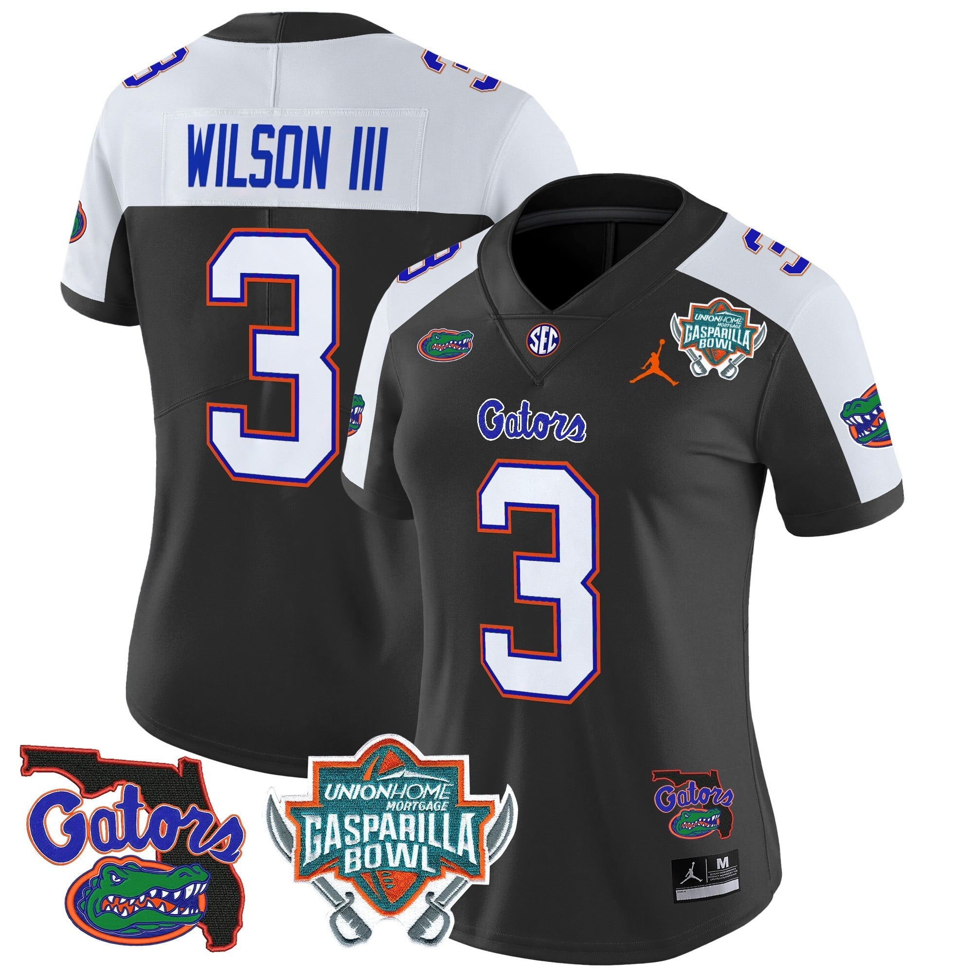 Women's Florida Gators 2025 Gasparilla Bowl Patch Vapor Limited Jersey - All Stitched