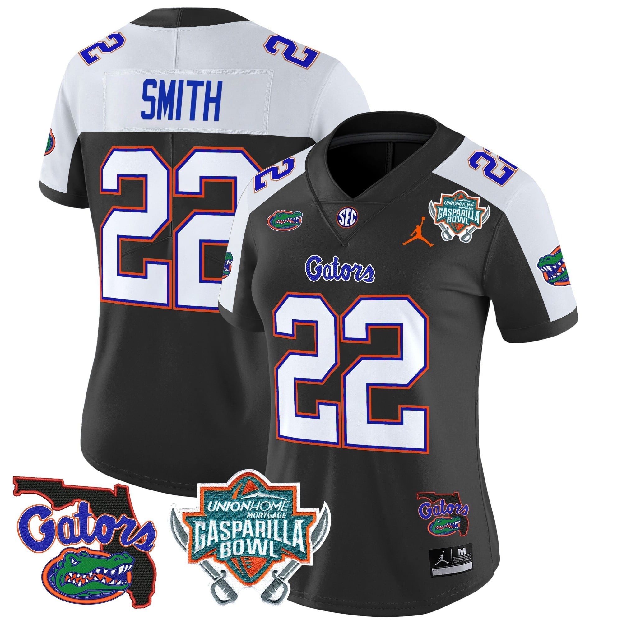 Women's Florida Gators 2025 Gasparilla Bowl Patch Vapor Limited Jersey - All Stitched