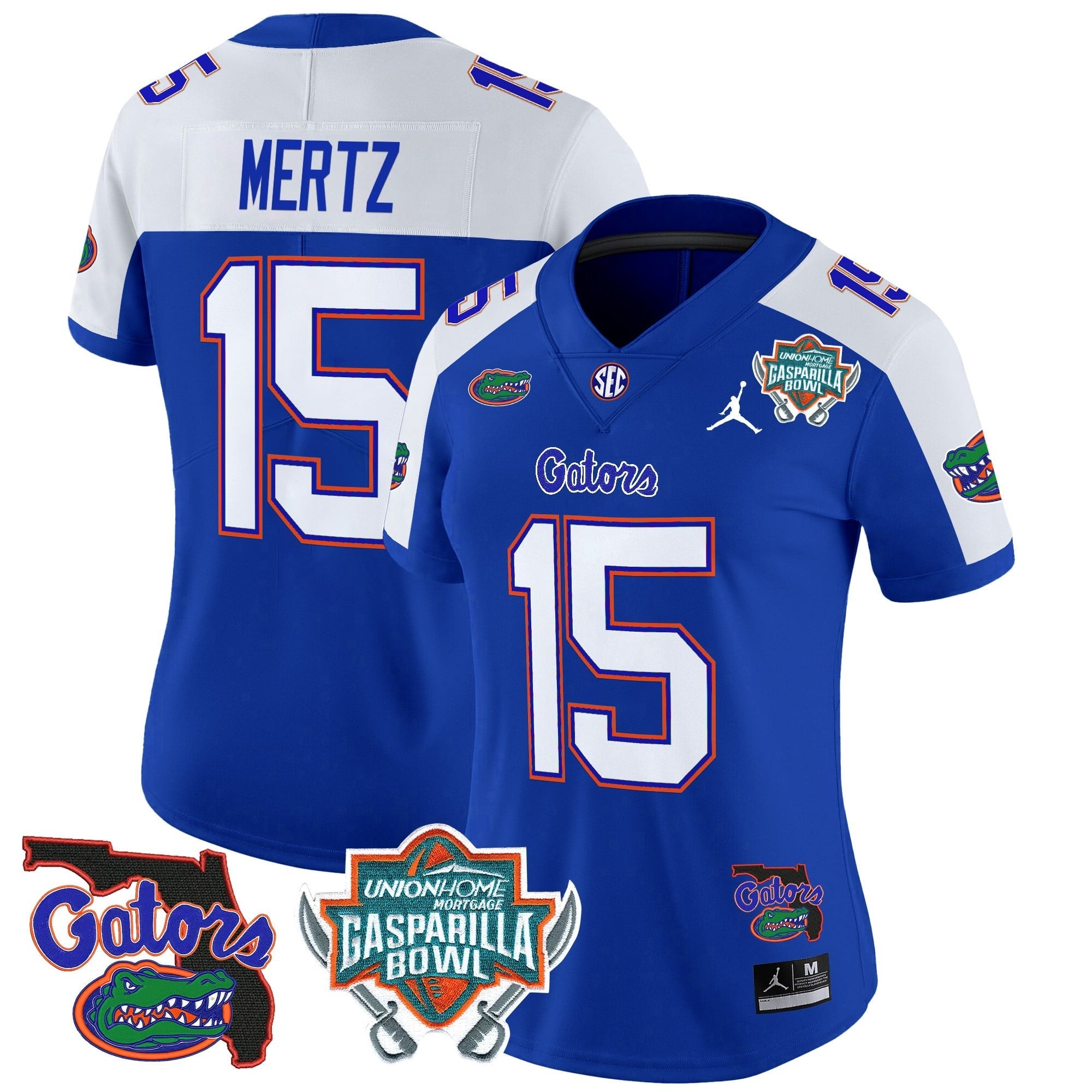 Women's Florida Gators 2025 Gasparilla Bowl Patch Vapor Limited Jersey - All Stitched