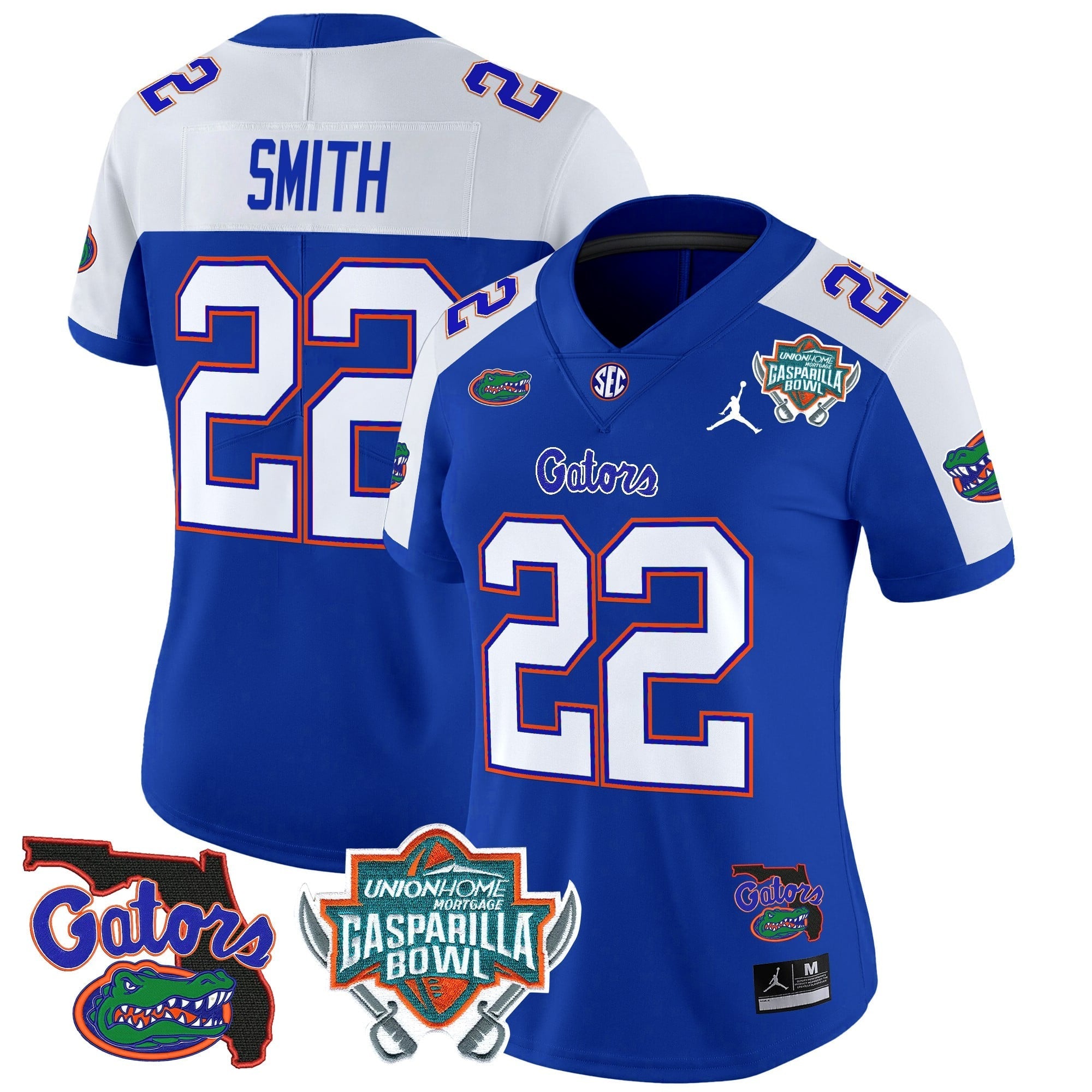 Women's Florida Gators 2025 Gasparilla Bowl Patch Vapor Limited Jersey - All Stitched