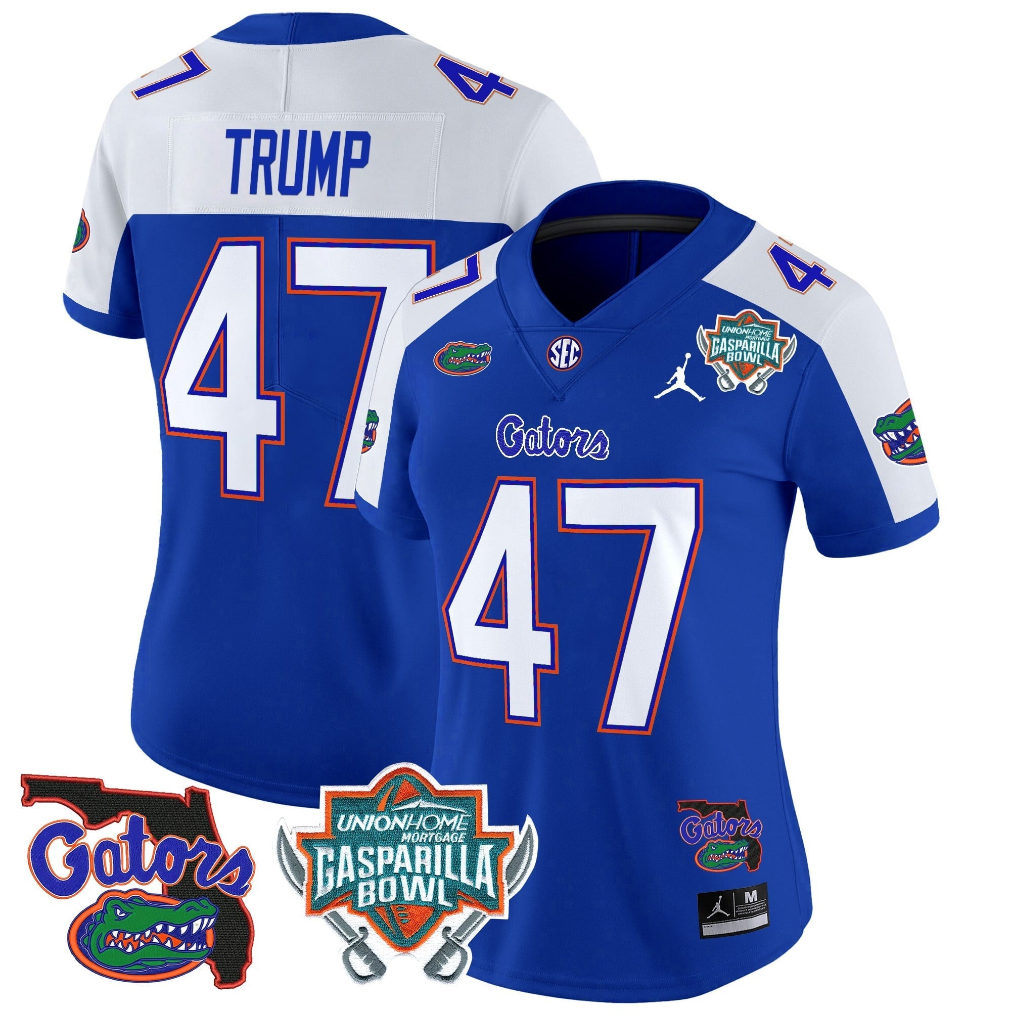 Women's Florida Gators 2025 Gasparilla Bowl Patch Vapor Limited Jersey - All Stitched