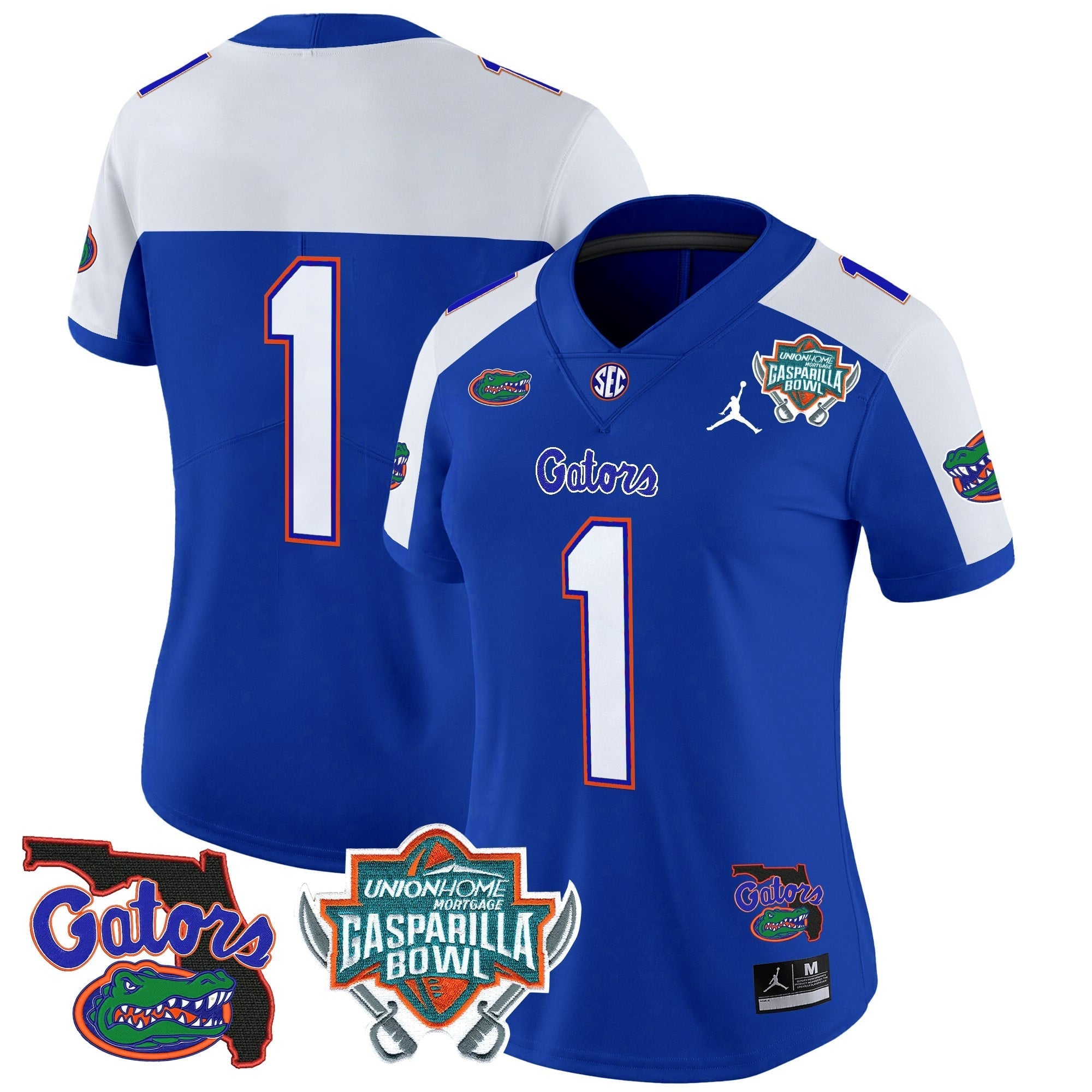 Women's Florida Gators 2025 Gasparilla Bowl Patch Vapor Limited Jersey - All Stitched