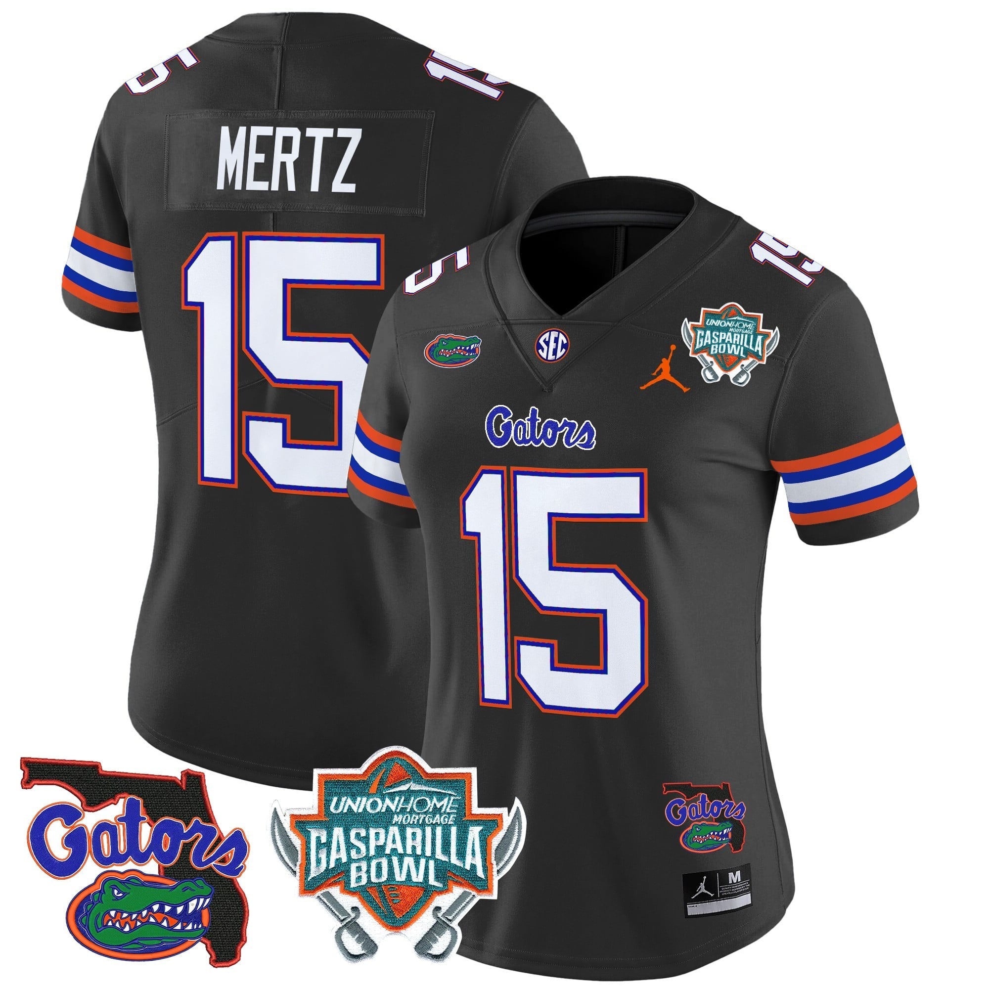 Women's Florida Gators 2025 Gasparilla Bowl Patch Vapor Limited Jersey - All Stitched