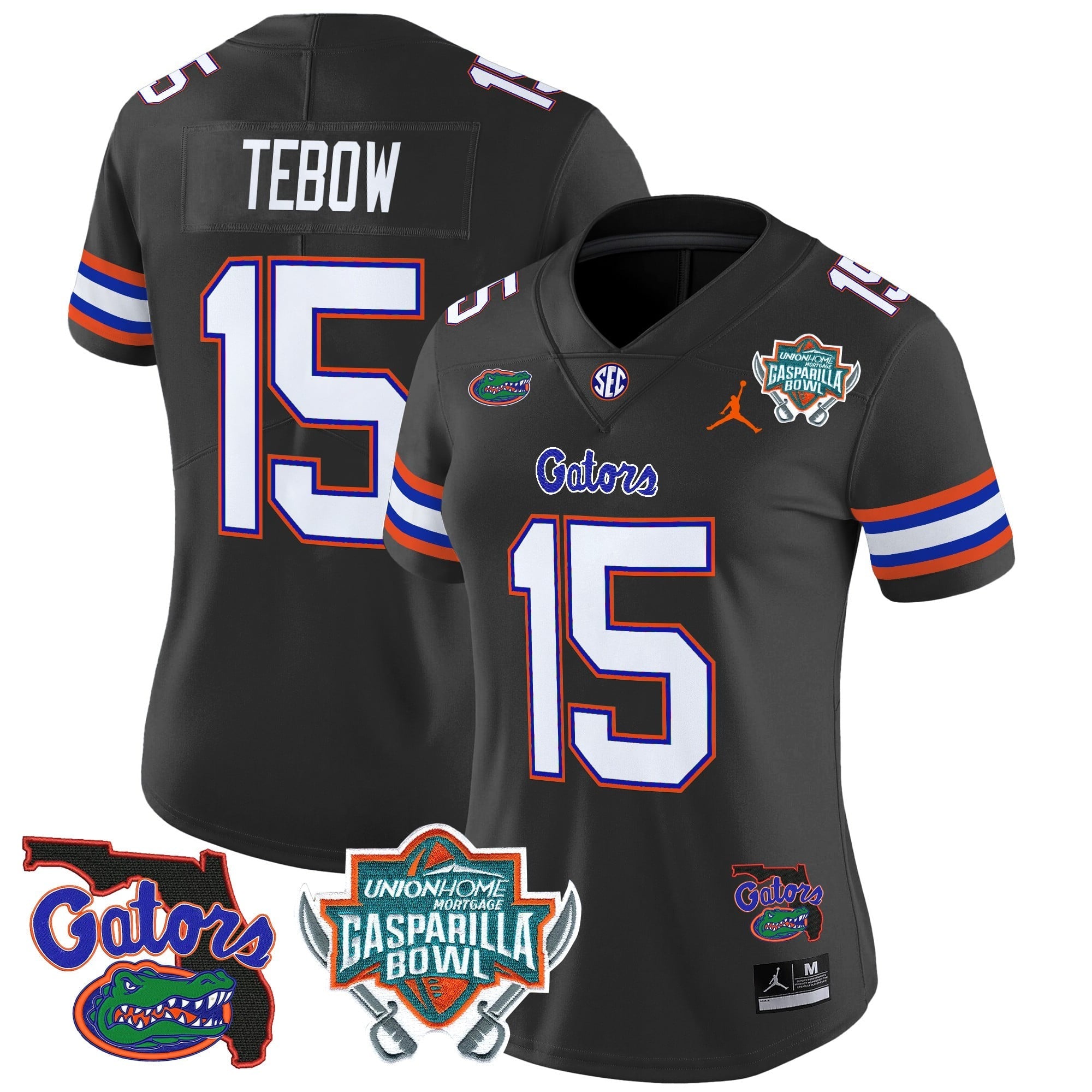 Women's Florida Gators 2025 Gasparilla Bowl Patch Vapor Limited Jersey - All Stitched