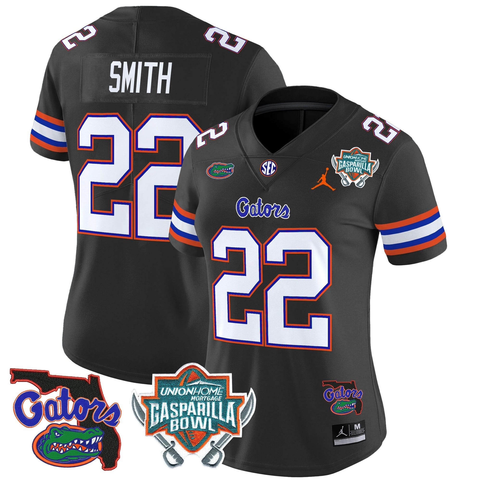 Women's Florida Gators 2025 Gasparilla Bowl Patch Vapor Limited Jersey - All Stitched