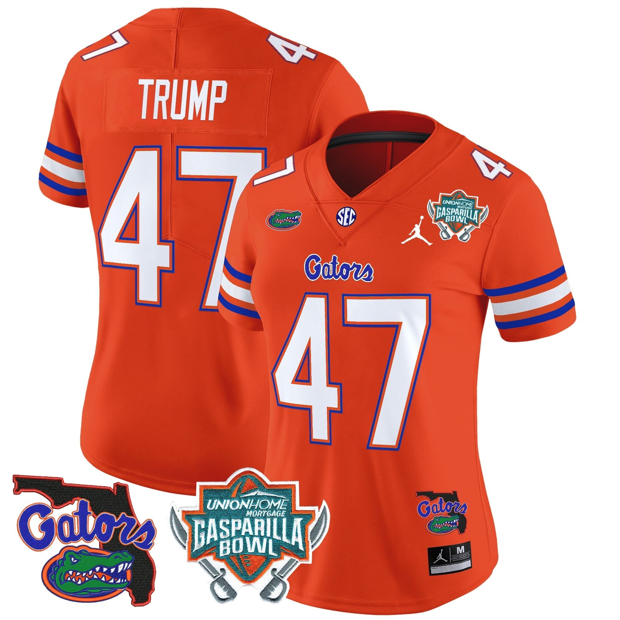 Women's Florida Gators 2025 Gasparilla Bowl Patch Vapor Limited Jersey - All Stitched