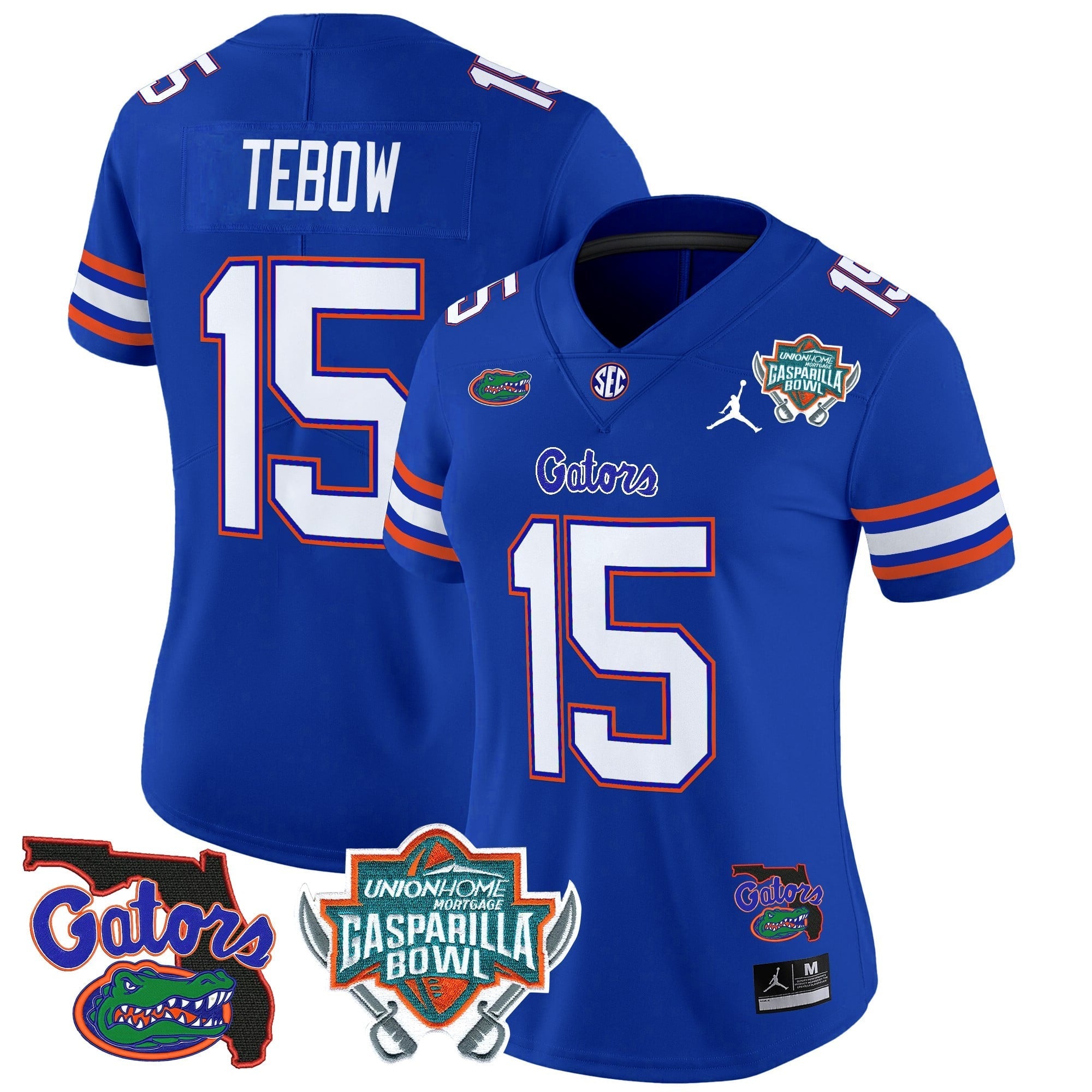Women's Florida Gators 2025 Gasparilla Bowl Patch Vapor Limited Jersey - All Stitched