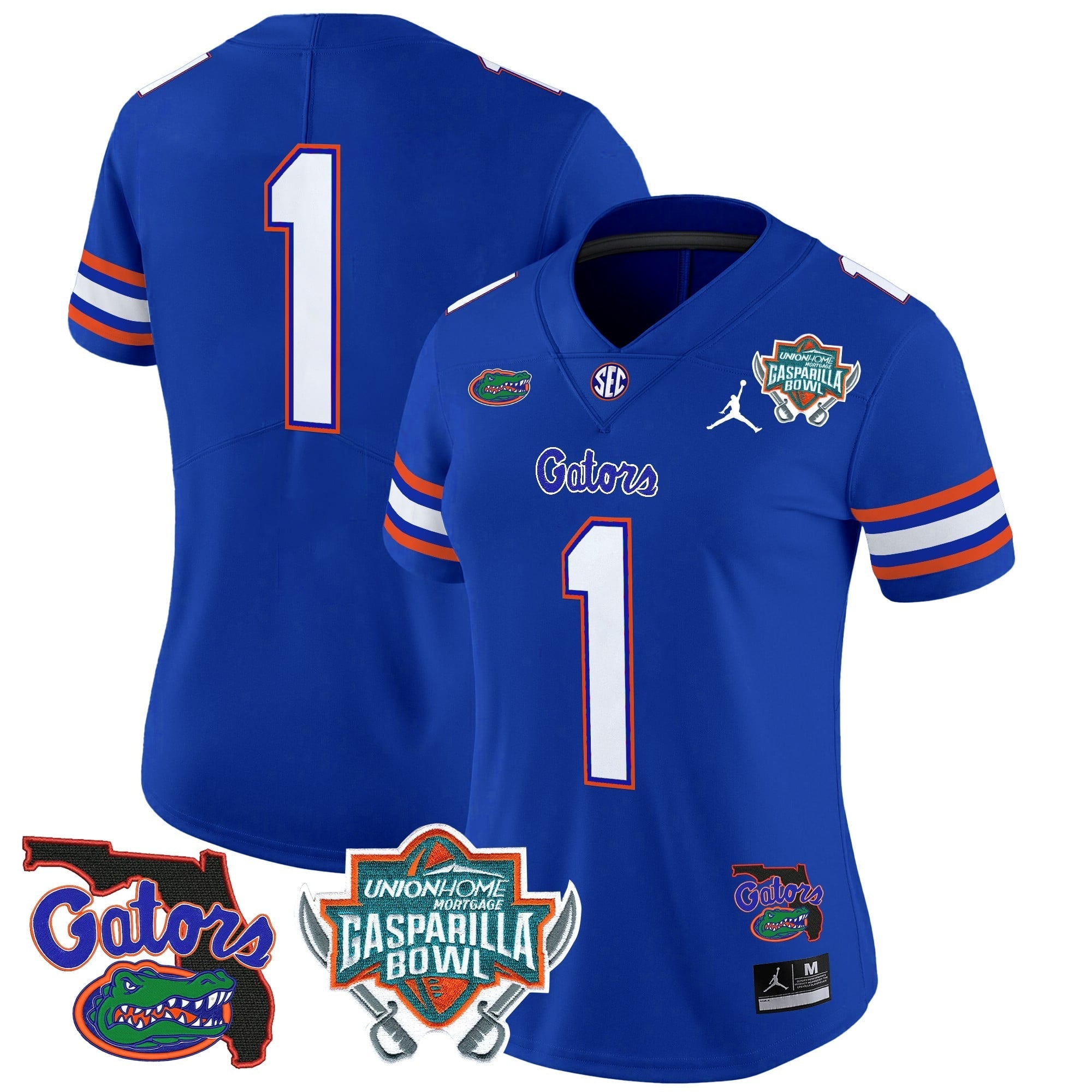 Women's Florida Gators 2025 Gasparilla Bowl Patch Vapor Limited Jersey - All Stitched