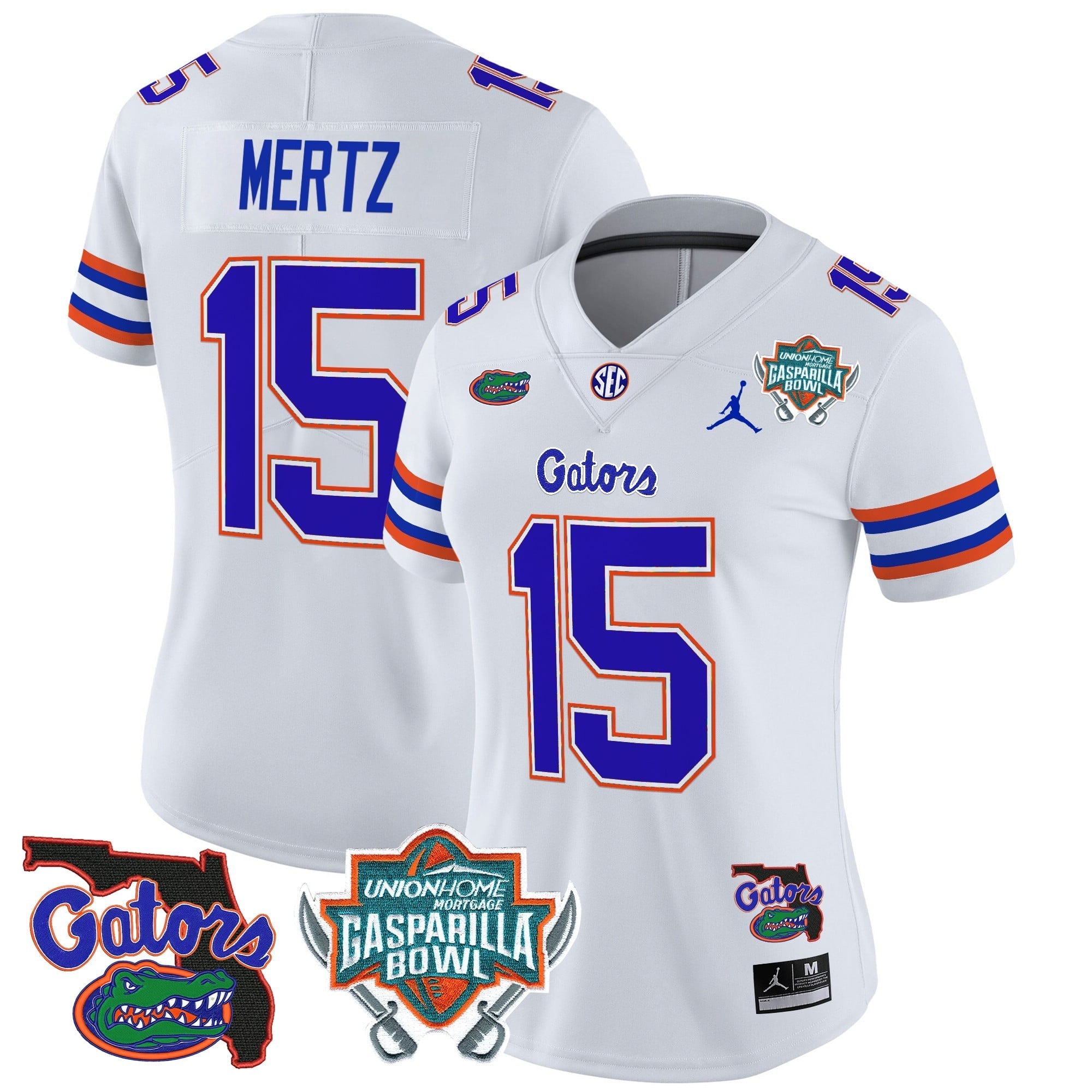 Women's Florida Gators 2025 Gasparilla Bowl Patch Vapor Limited Jersey - All Stitched