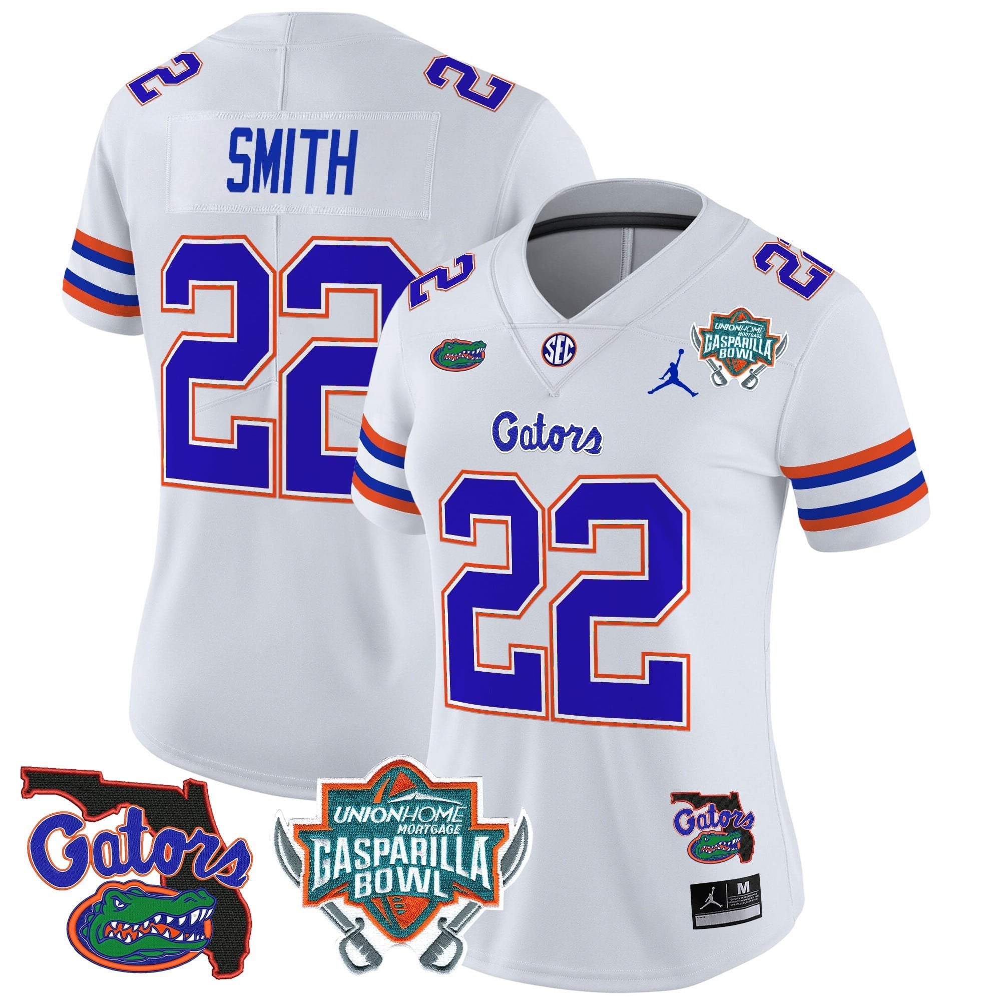 Women's Florida Gators 2025 Gasparilla Bowl Patch Vapor Limited Jersey - All Stitched